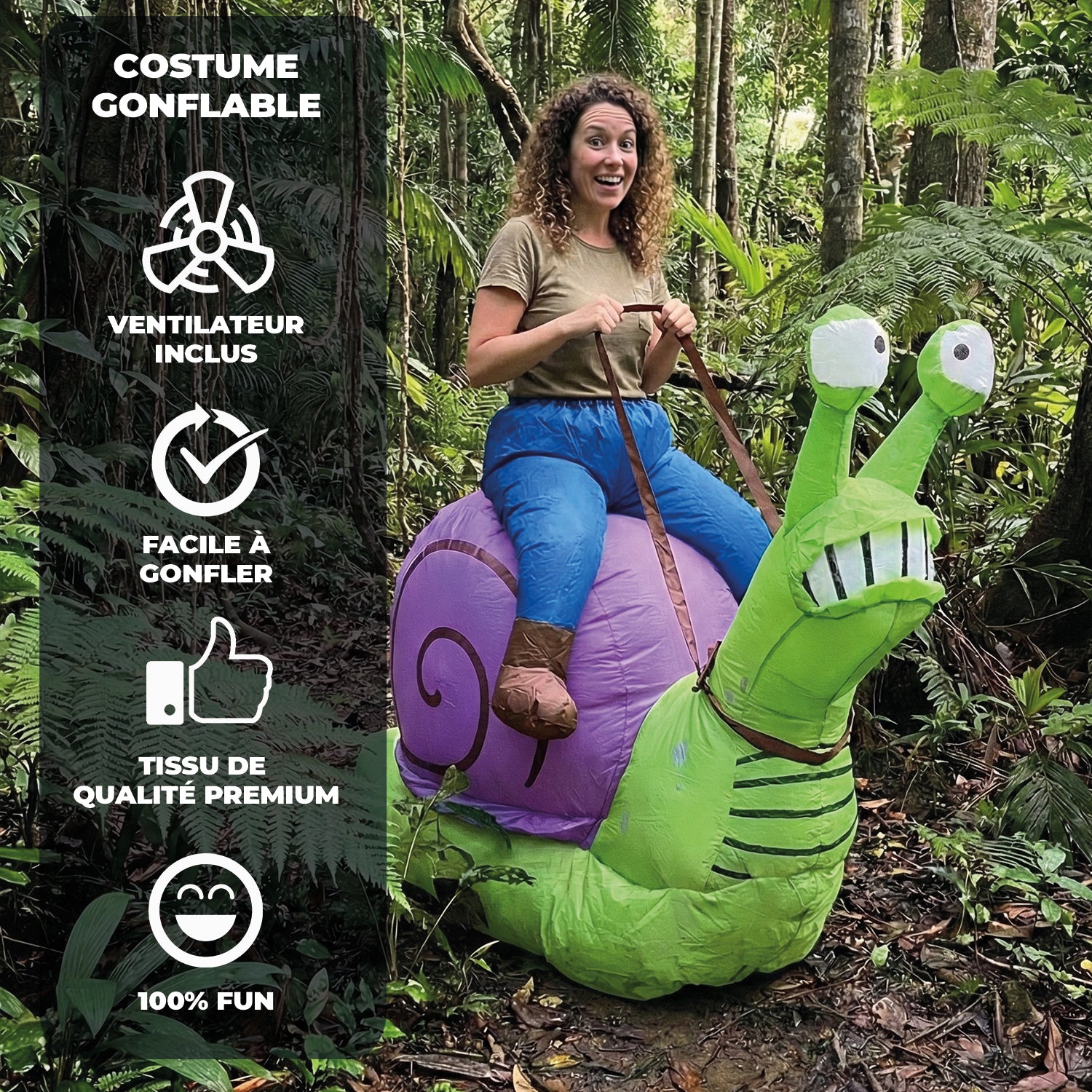 Costume Gonflable Adulte – Escargot