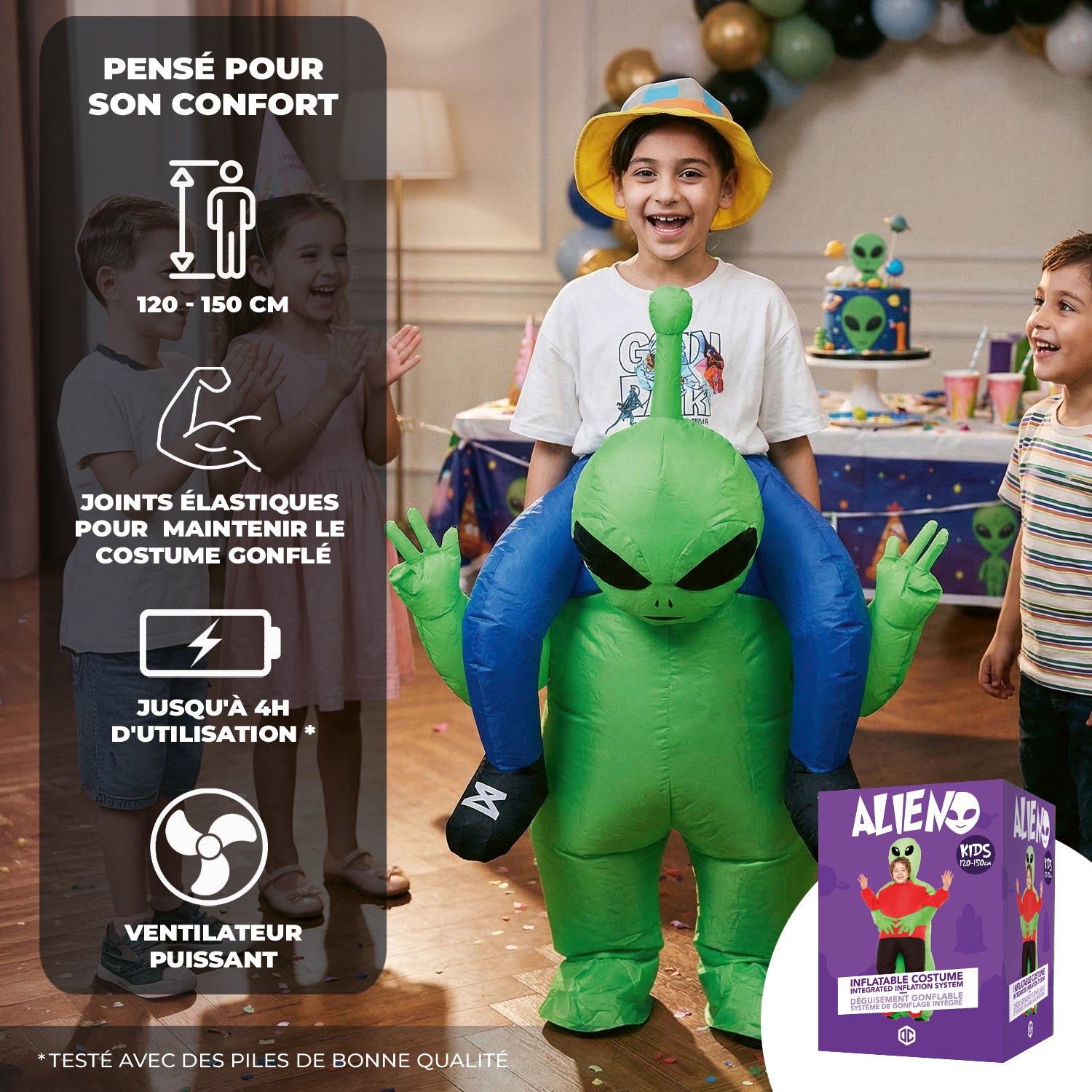 Costume Gonflable Enfant (120 - 150 cm) – Extra-Terrestre