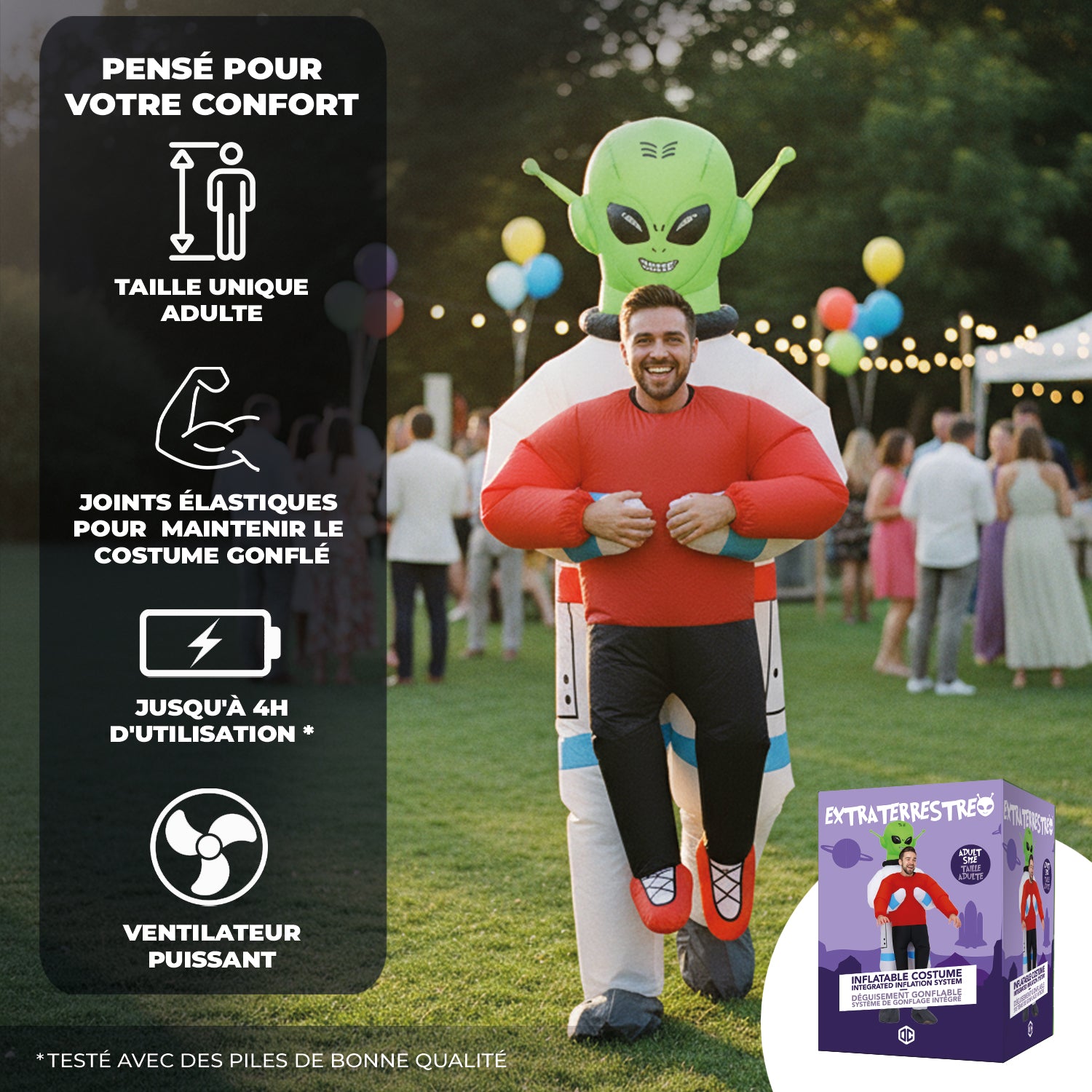 Costume Gonflable Adulte – Extra-Terrestre Géant