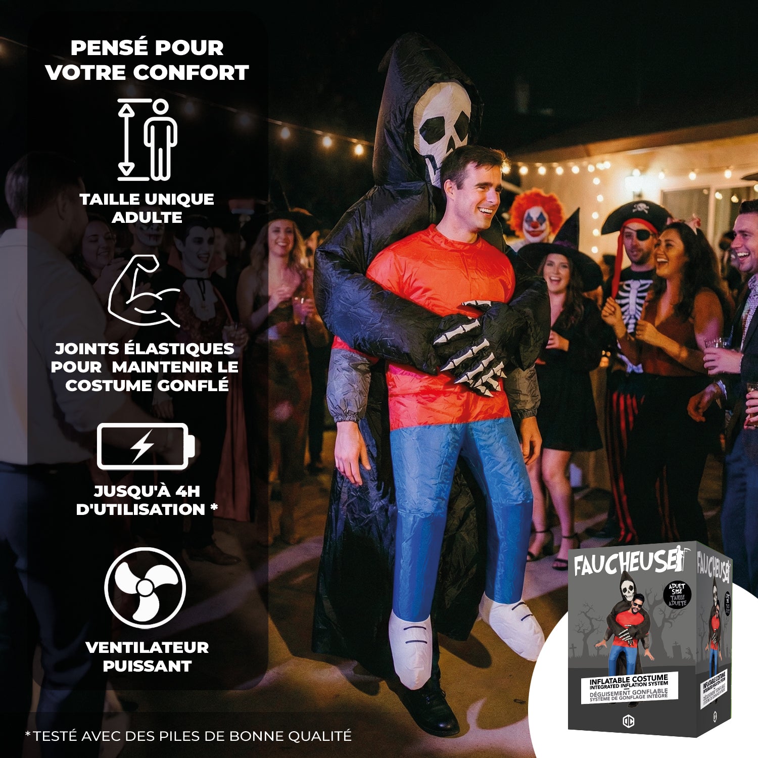 Costume Gonflable Adulte – Faucheuse