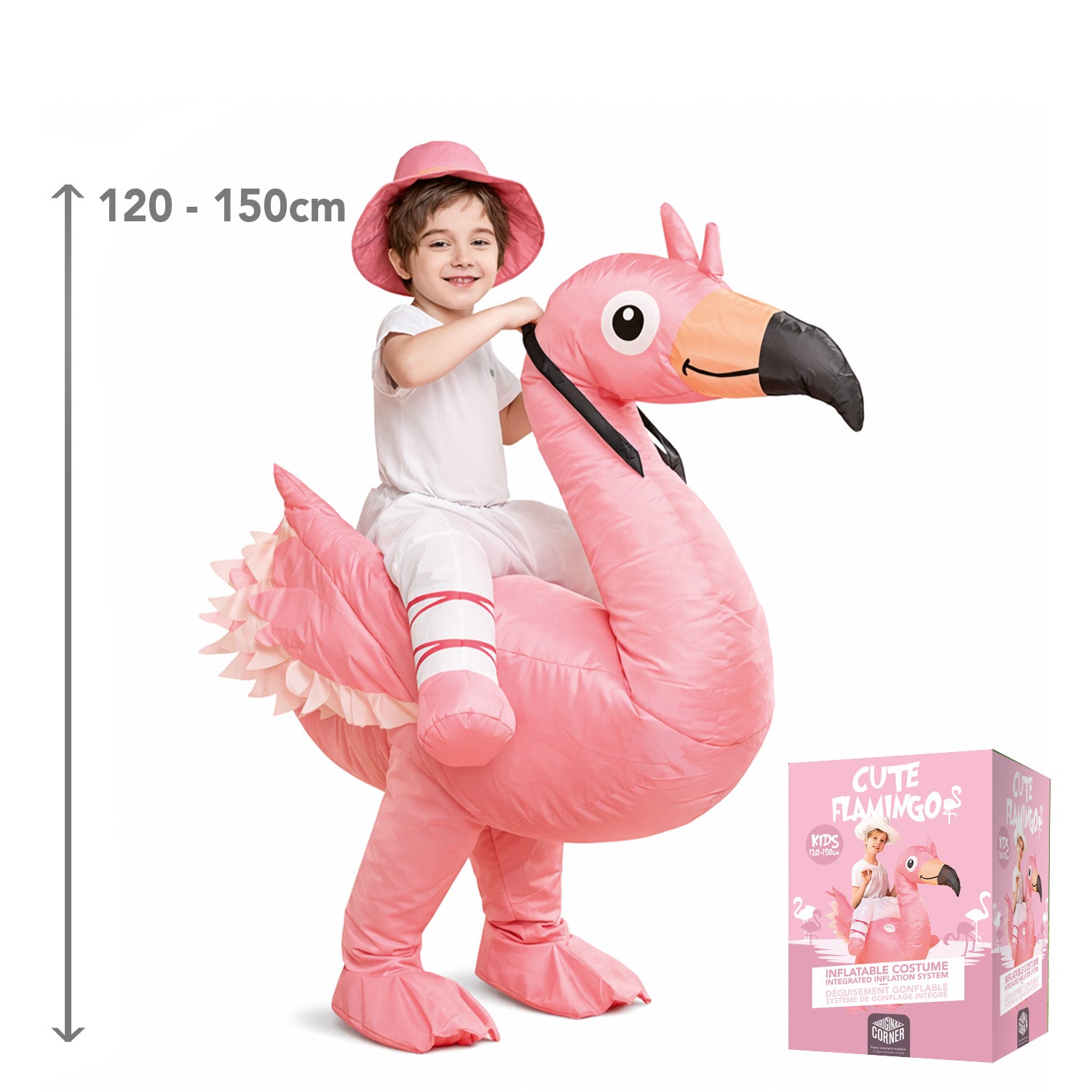 Costume Gonflable Enfant (120 - 150 cm) – Flamant Rose