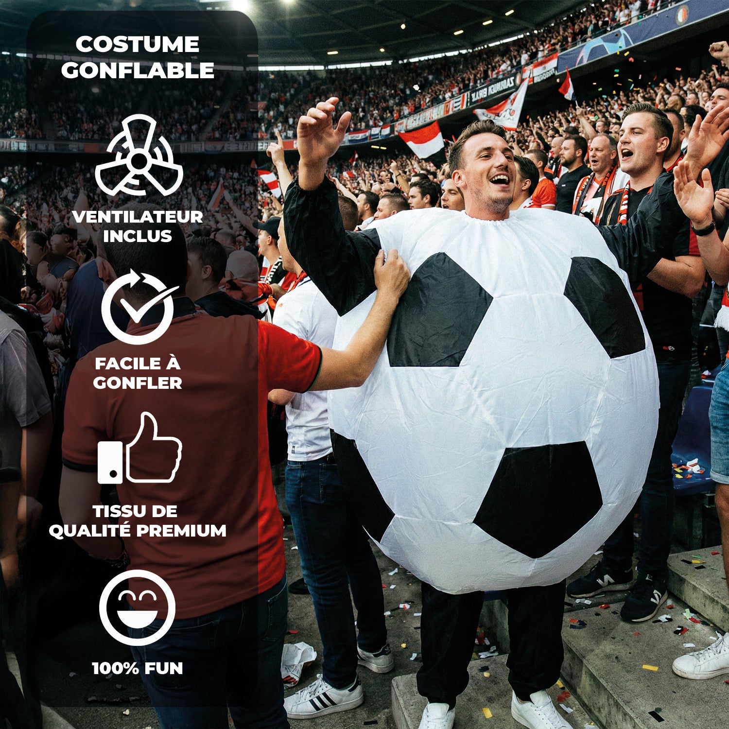 Costume Gonflable Adulte – Ballon de Foot