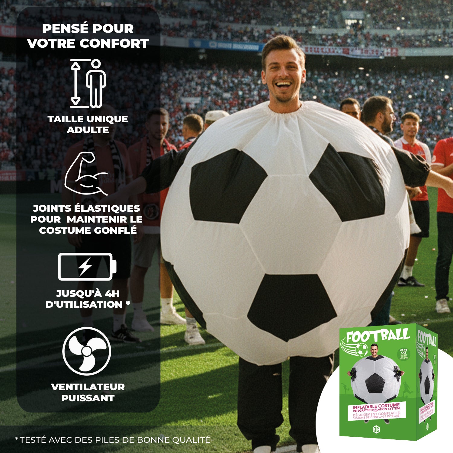 Costume Gonflable Adulte – Ballon de Foot