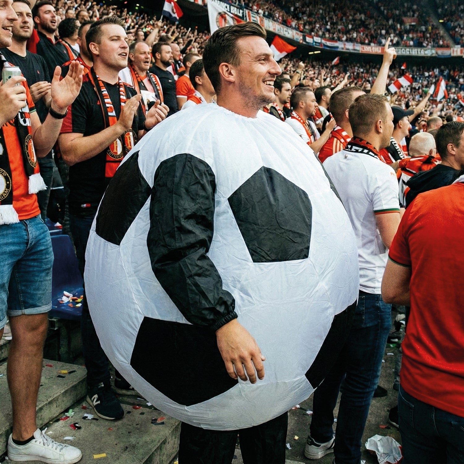 Costume Gonflable Adulte – Ballon de Foot