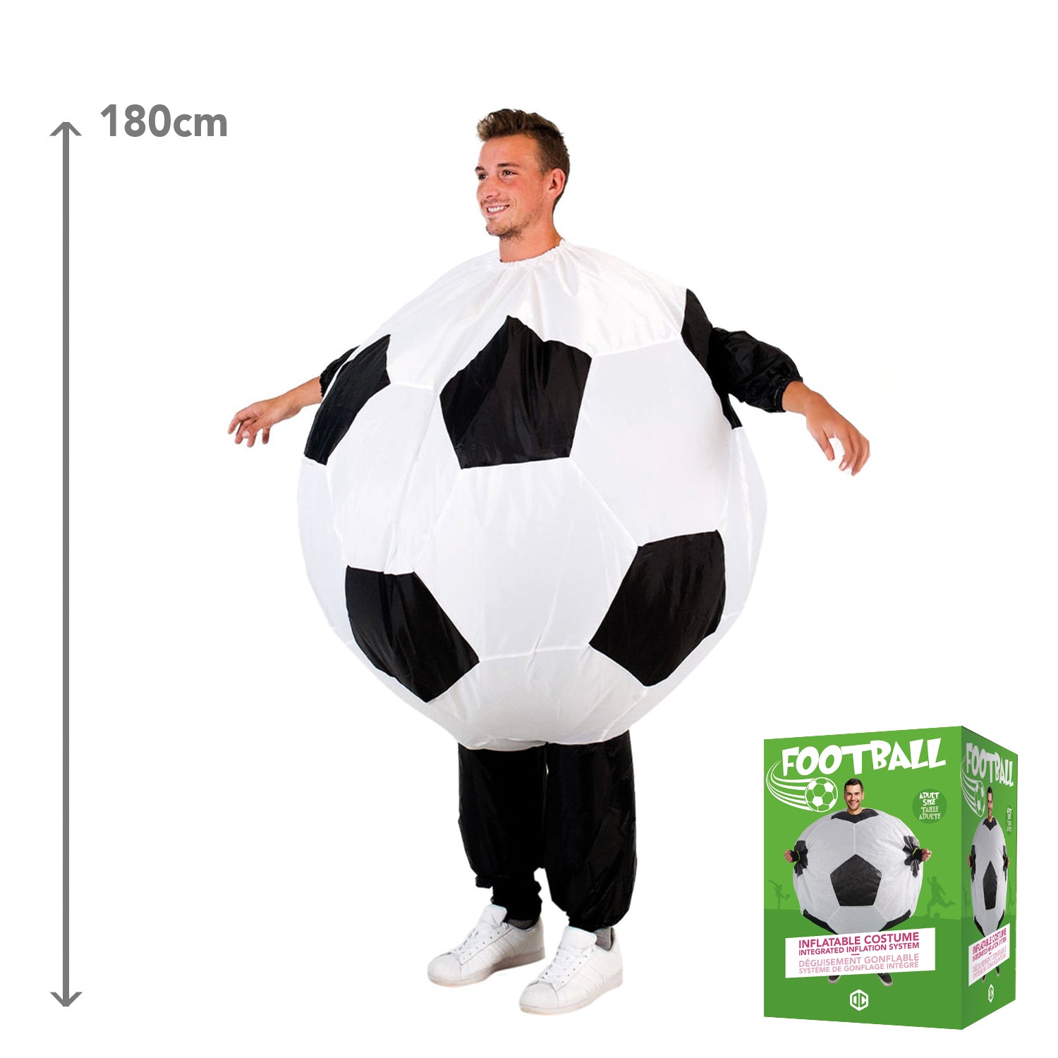 Costume Gonflable Adulte – Ballon de Foot