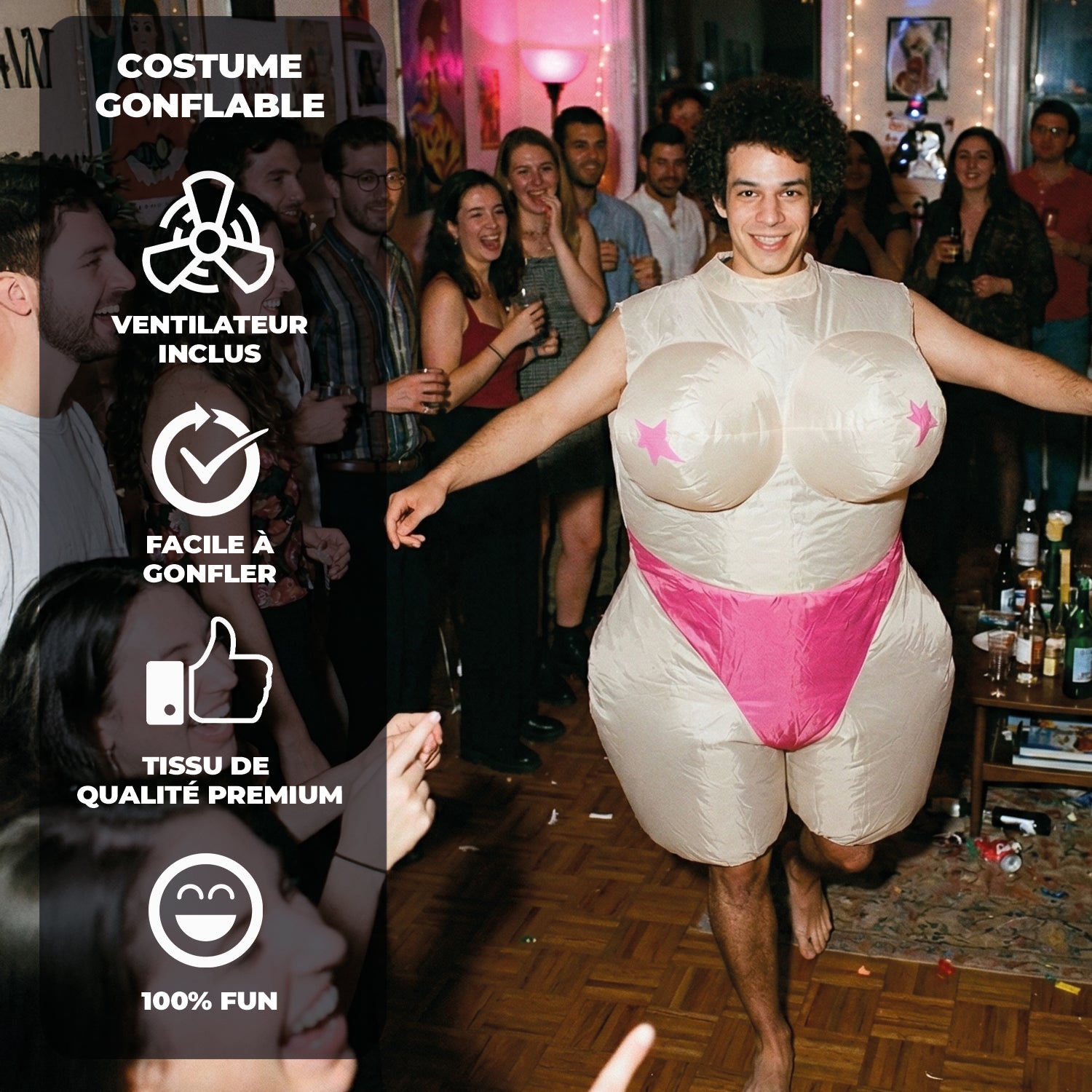 Costume Gonflable Adulte – Gros Seins