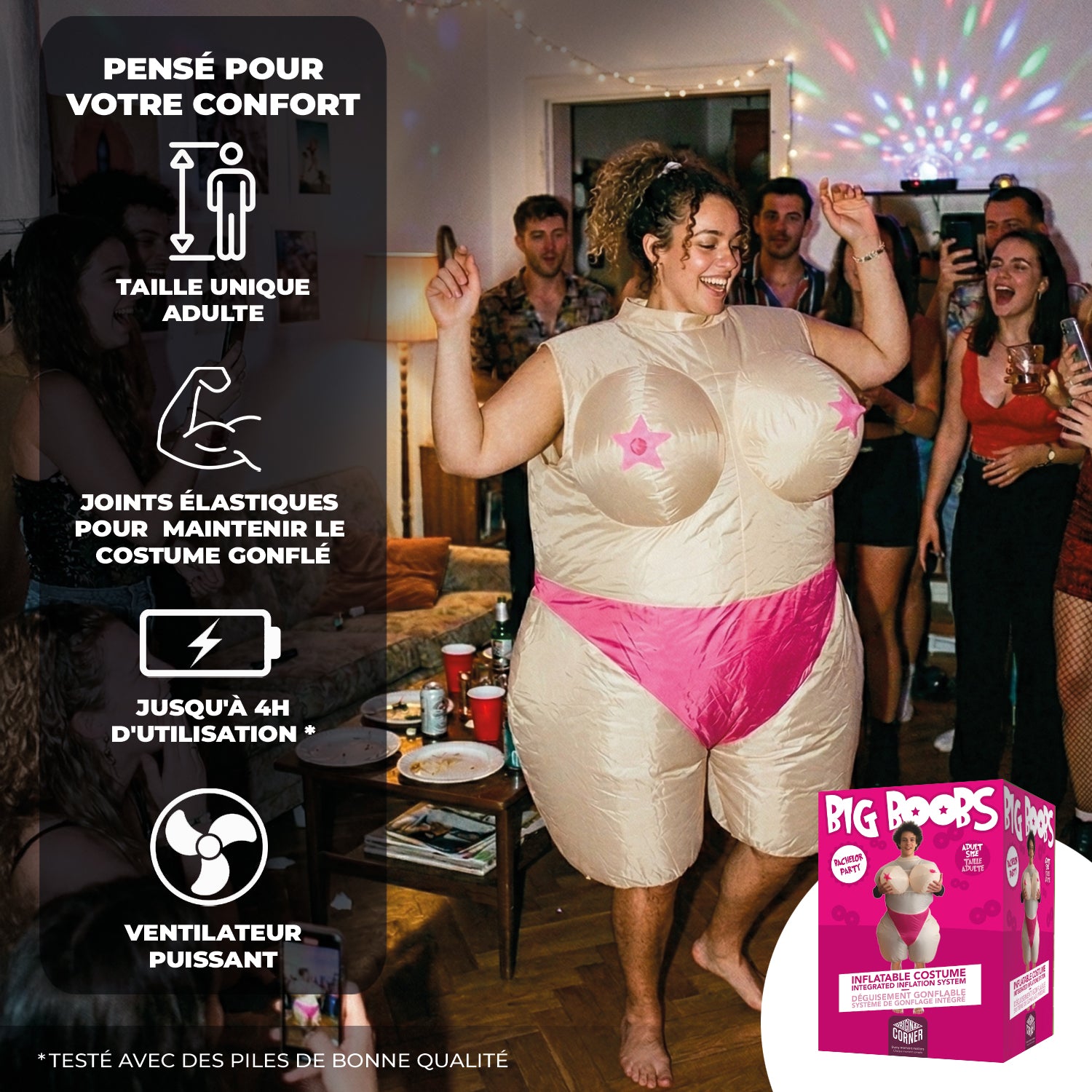 Costume Gonflable Adulte – Gros Seins