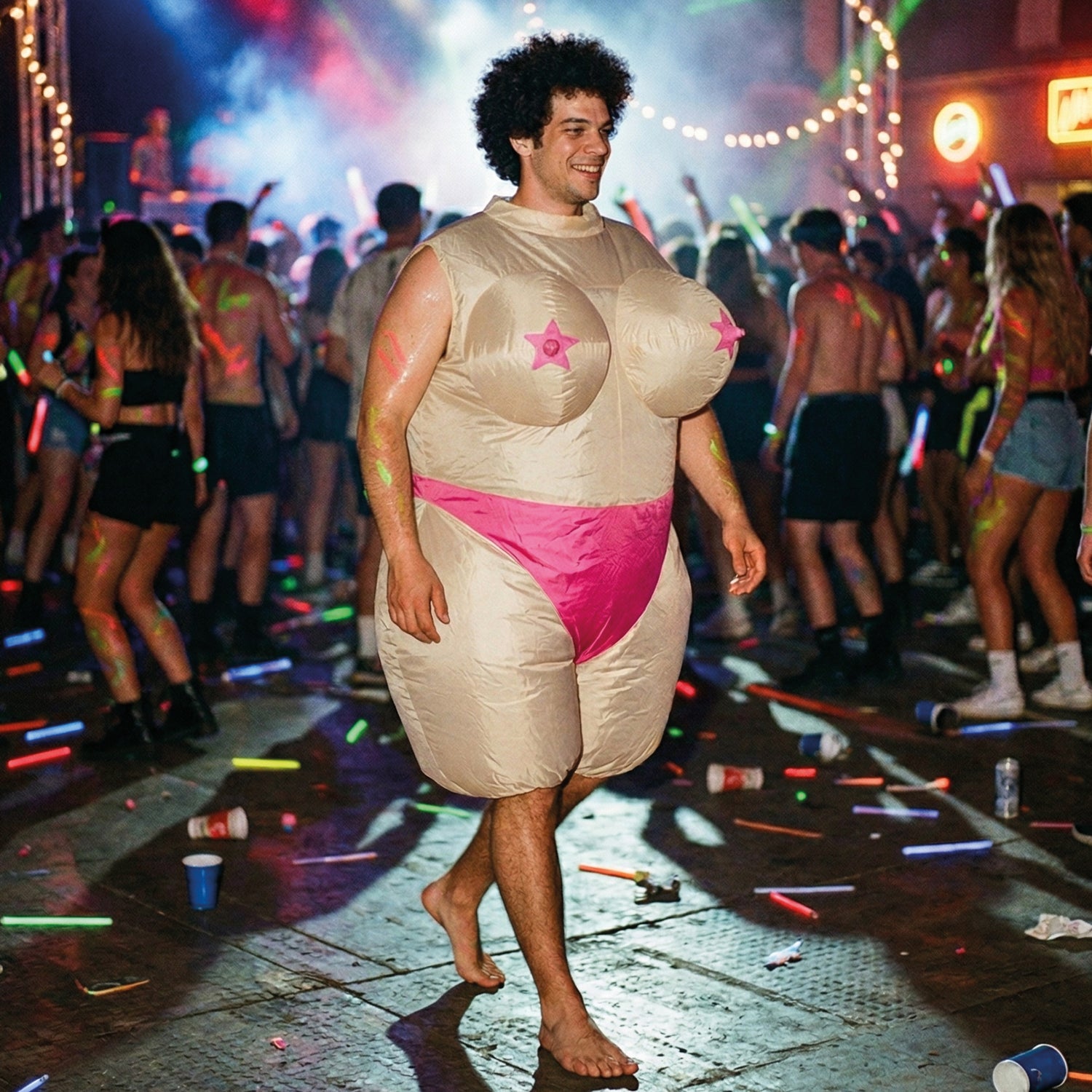 Costume Gonflable Adulte – Gros Seins