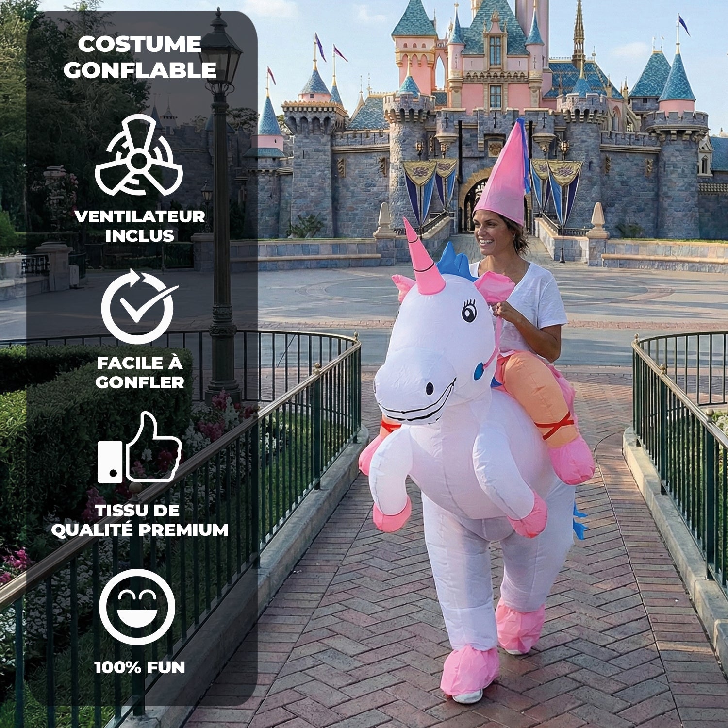 Costume Gonflable Adulte – Licorne