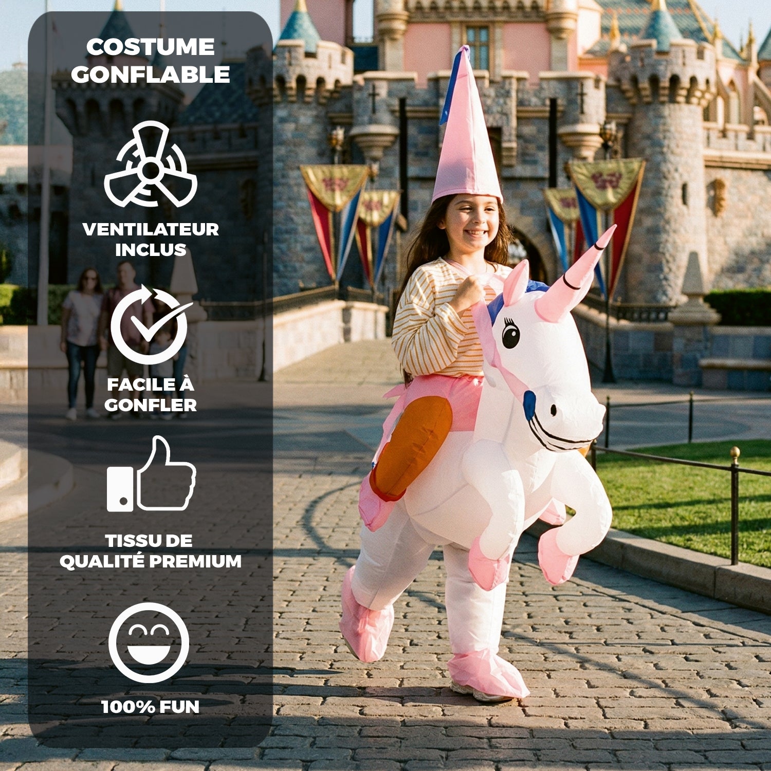 Costume Gonflable Enfant (90 - 120 cm) – Licorne