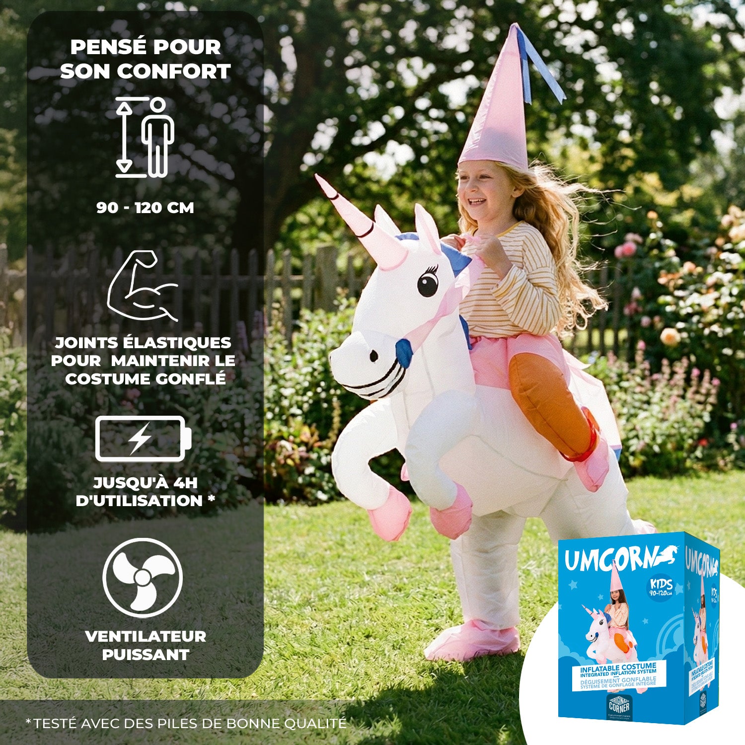 Costume Gonflable Enfant (90 - 120 cm) – Licorne