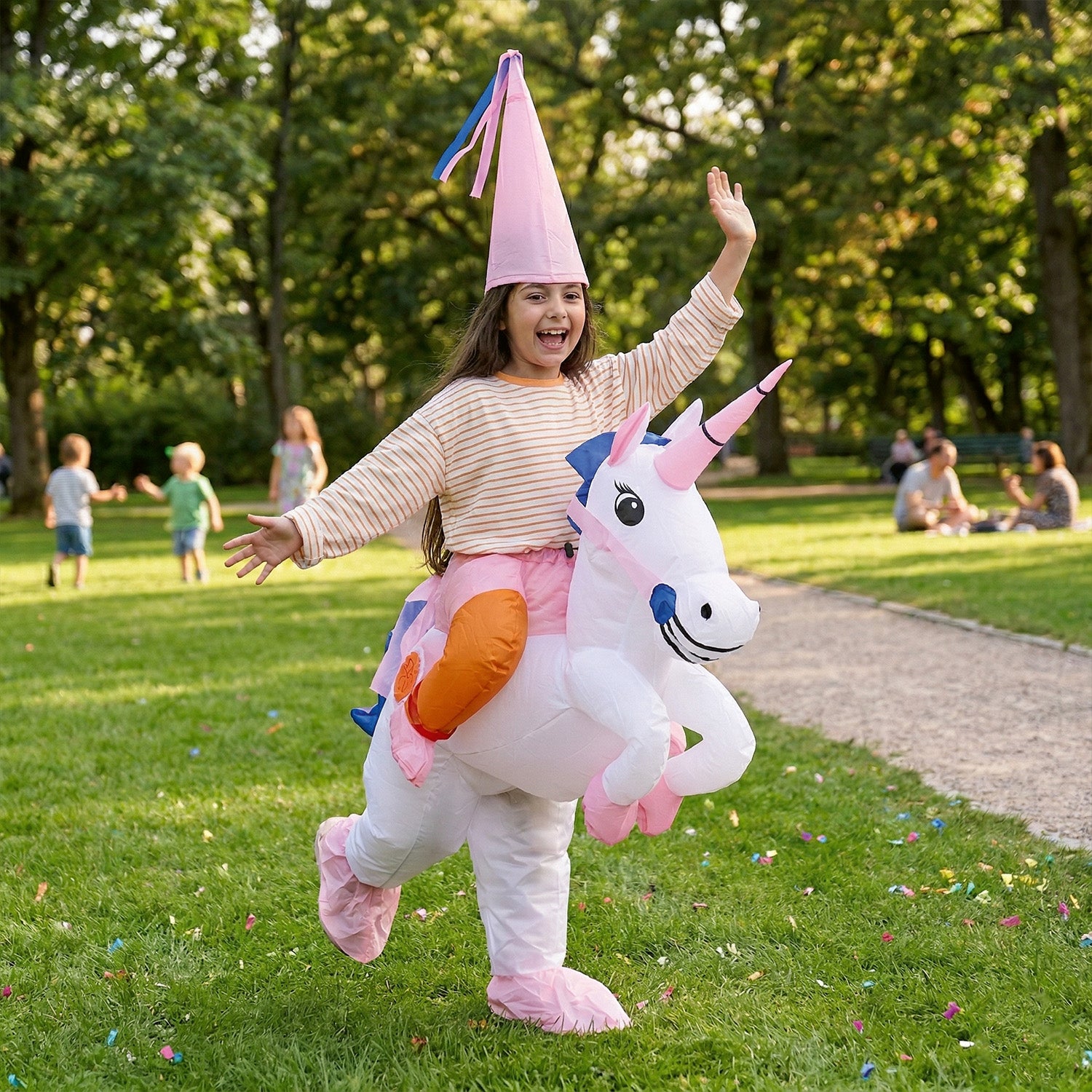 Costume Gonflable Enfant (90 - 120 cm) – Licorne