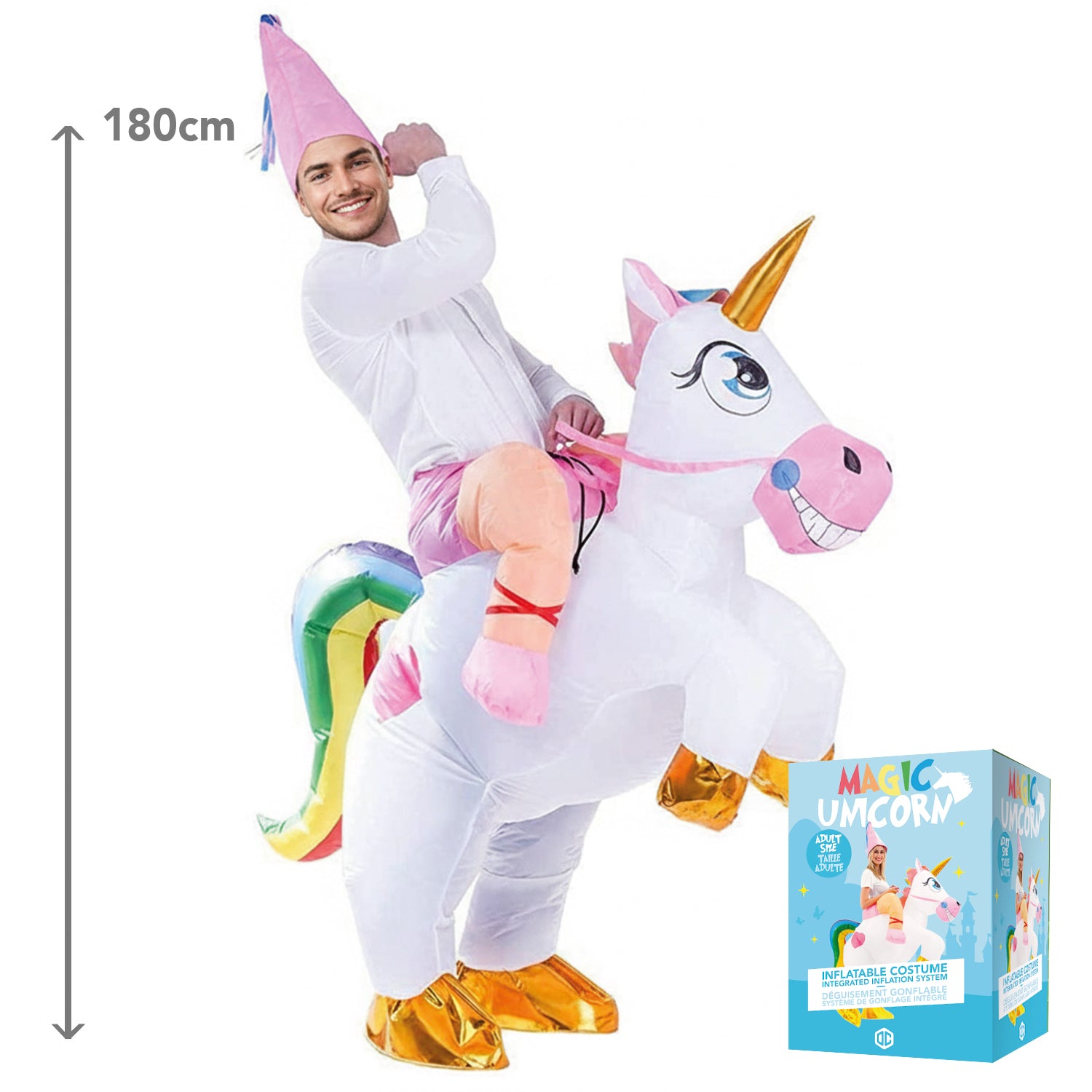 Costume Gonflable Adulte – Licorne Magique