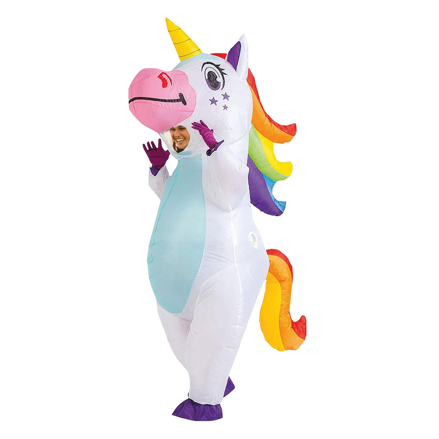 Costume Gonflable Adulte – Licorne XXL
