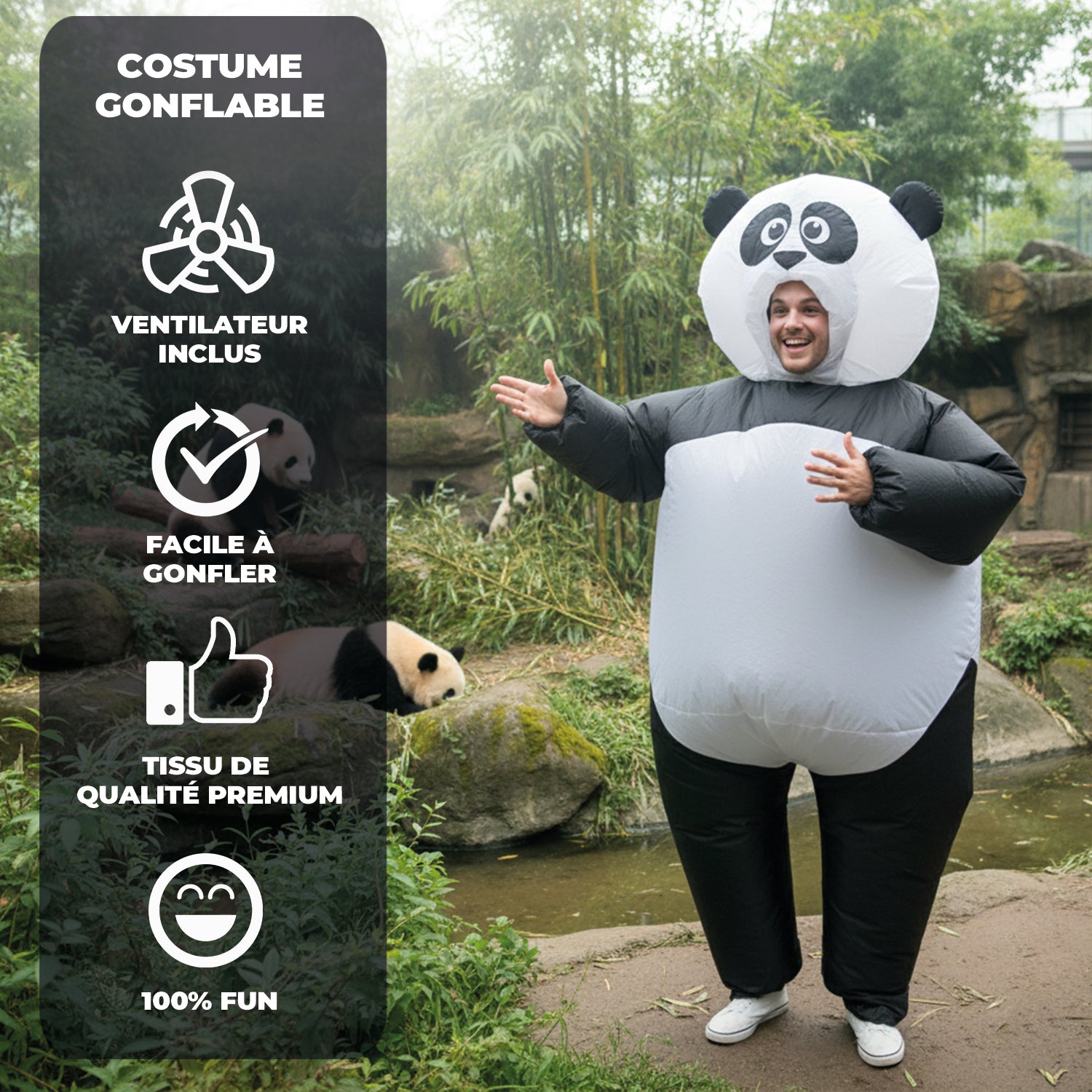 Costume Gonflable Adulte – Panda