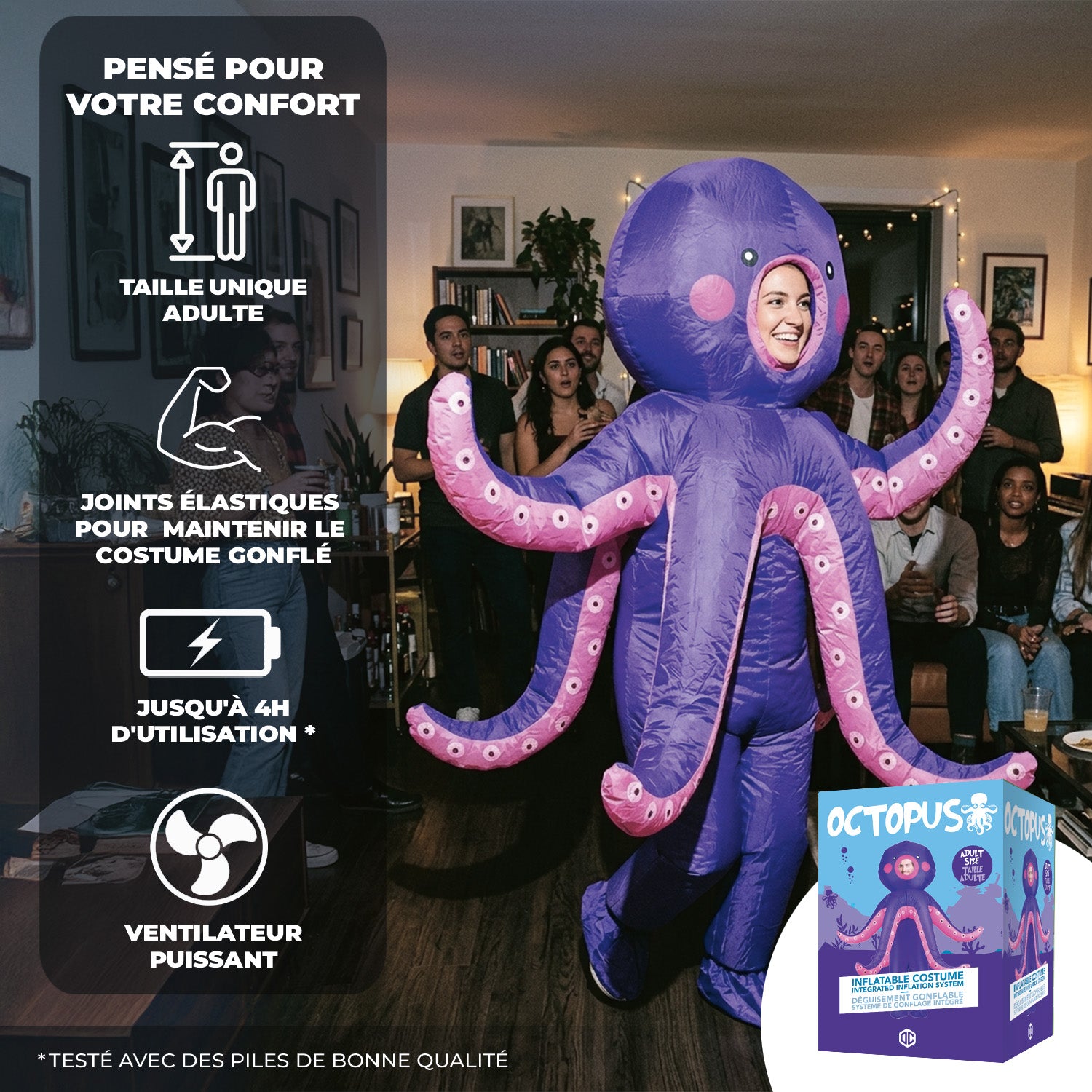 Costume Gonflable Adulte – Pieuvre