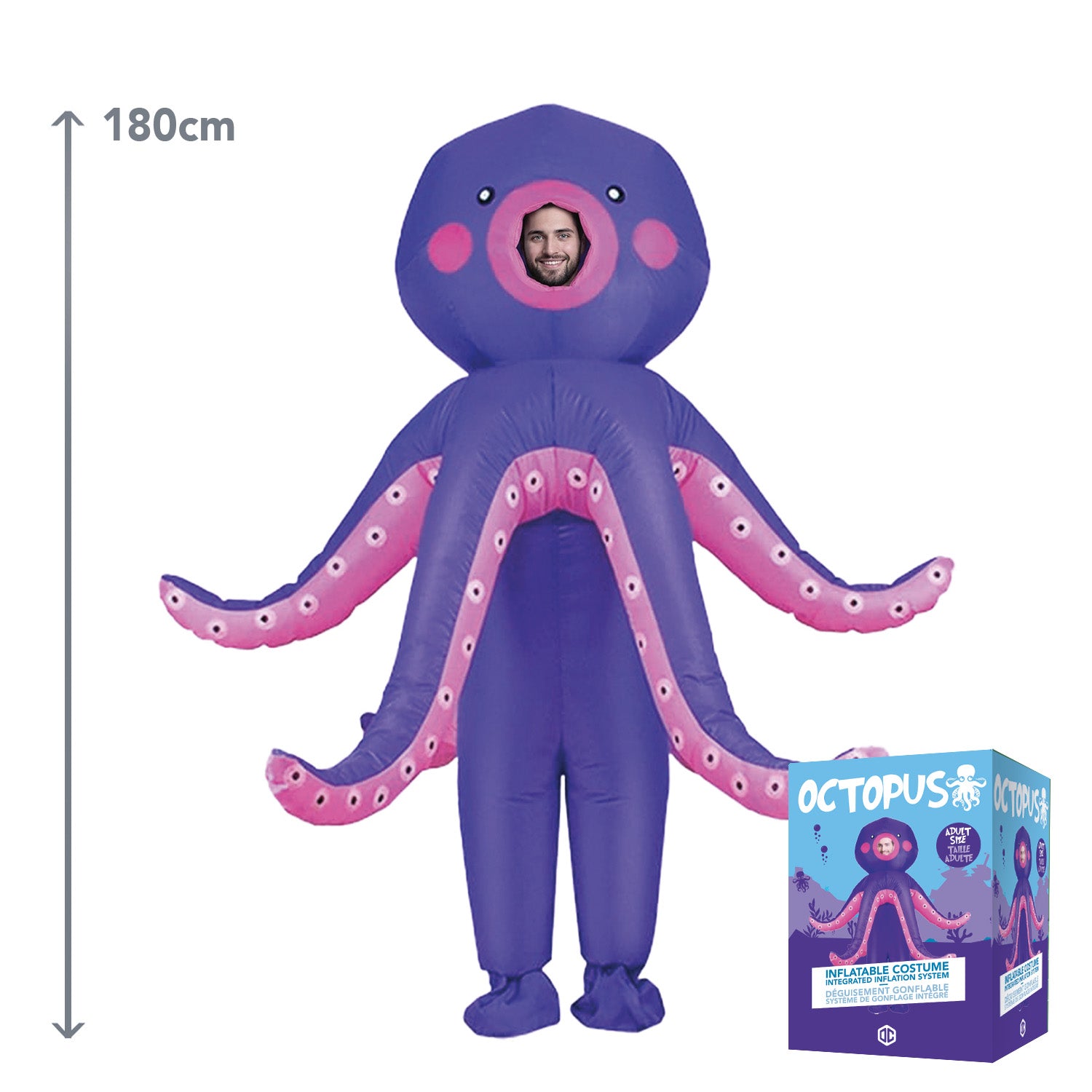 Costume Gonflable Adulte – Pieuvre