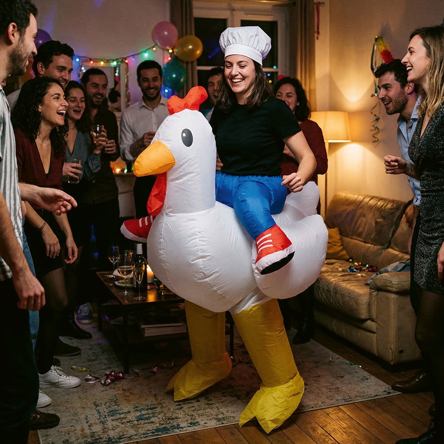 Costume Gonflable Adulte – Poulet