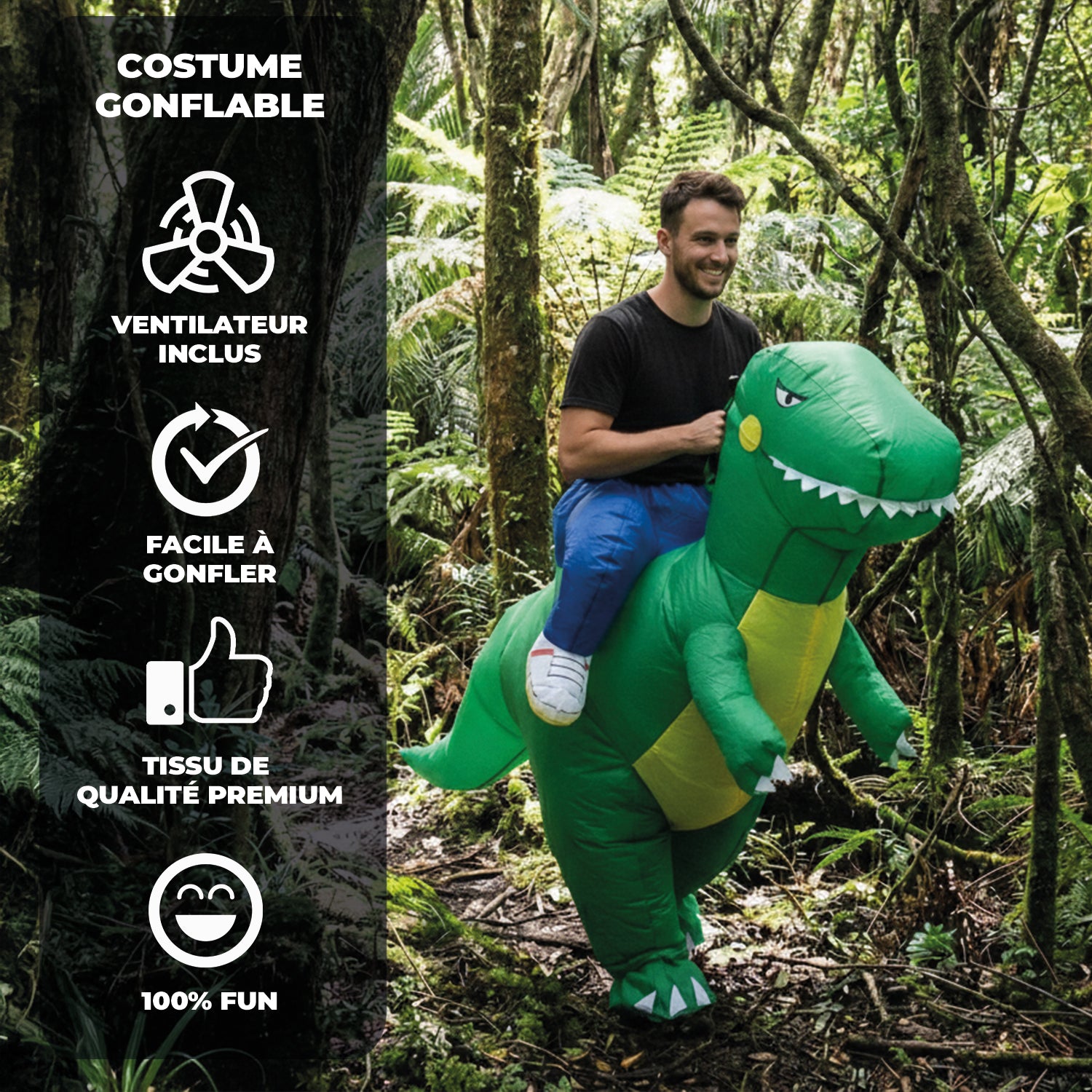 Costume Gonflable Adulte – Raptor
