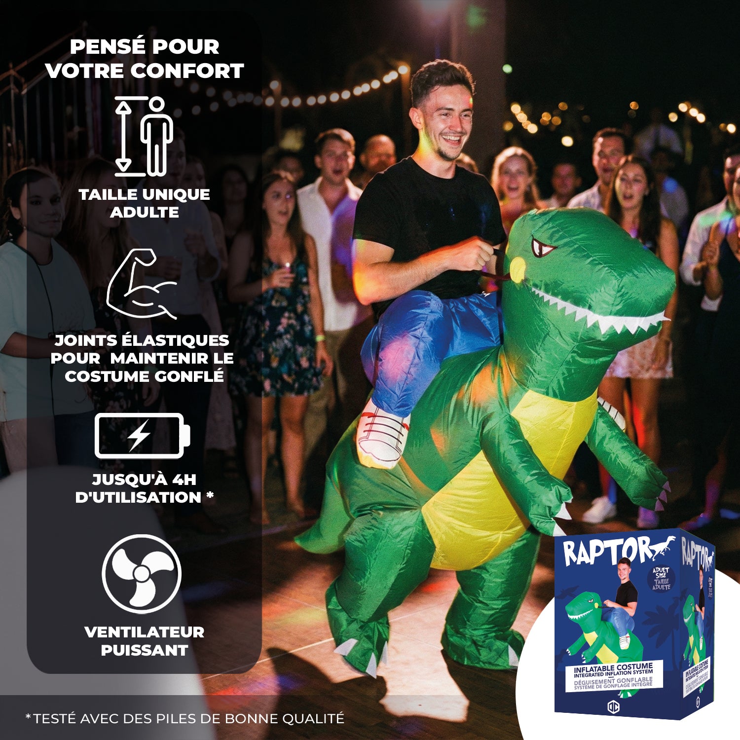Costume Gonflable Adulte – Raptor