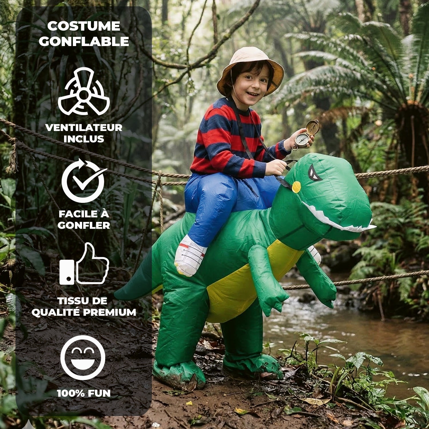 Costume Gonflable Enfant (90 - 120 cm) – Raptor