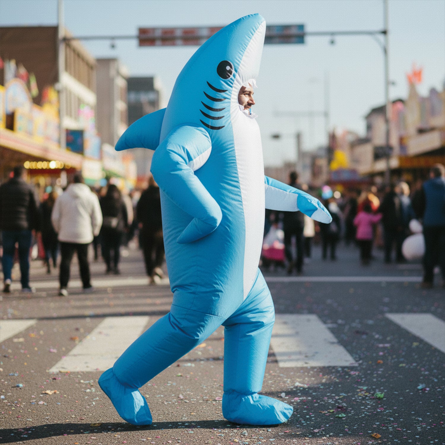 Costume Gonflable Adulte – Requin