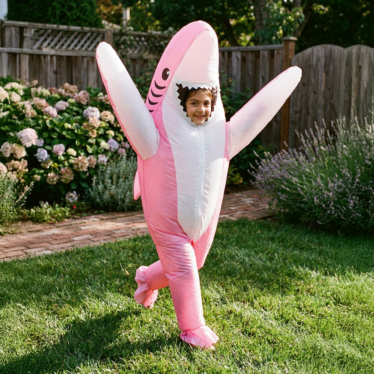 Costume Gonflable Enfant (120 - 150 cm) – Requin Rose