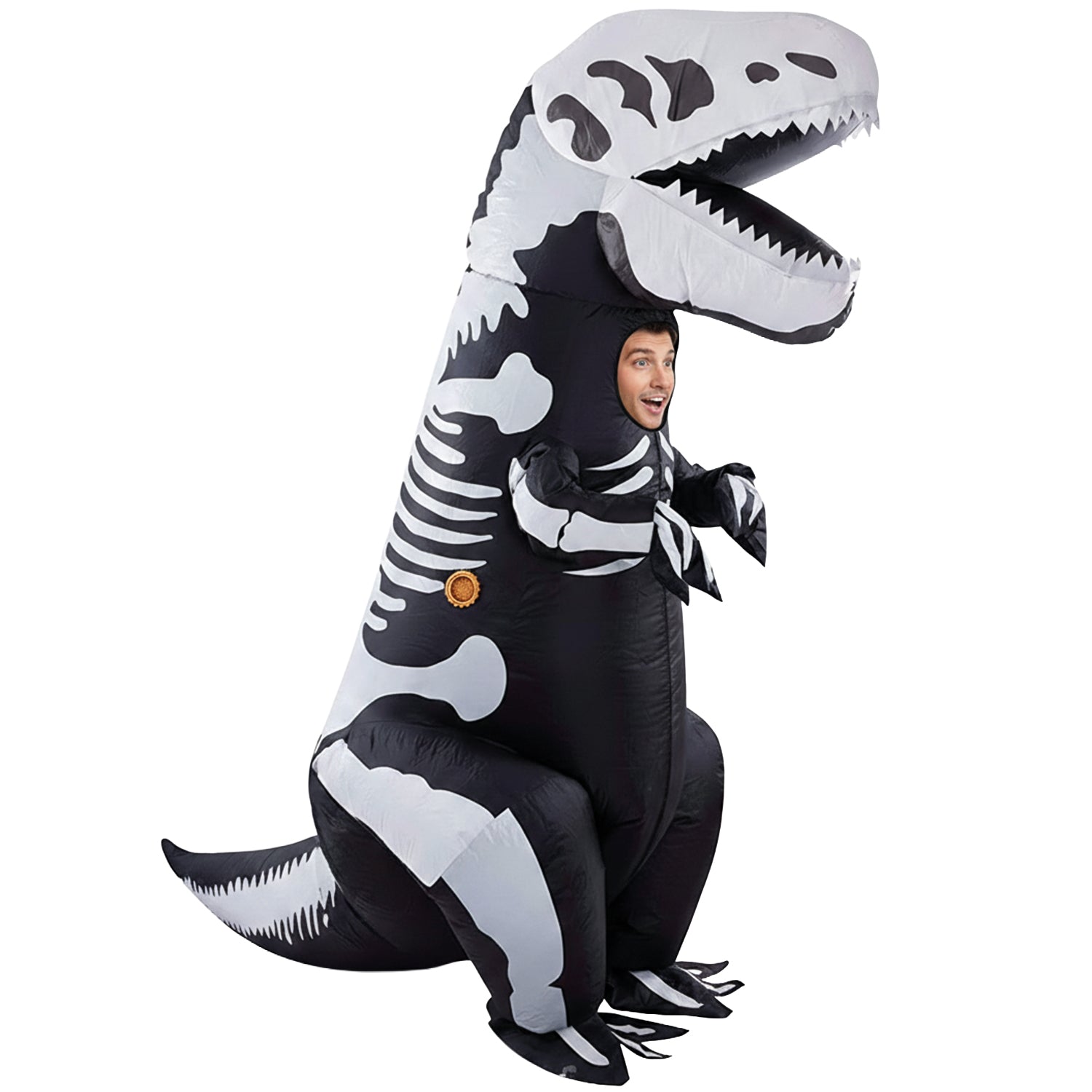 Costume Gonflable Adulte – Squelette T-Rex XXL