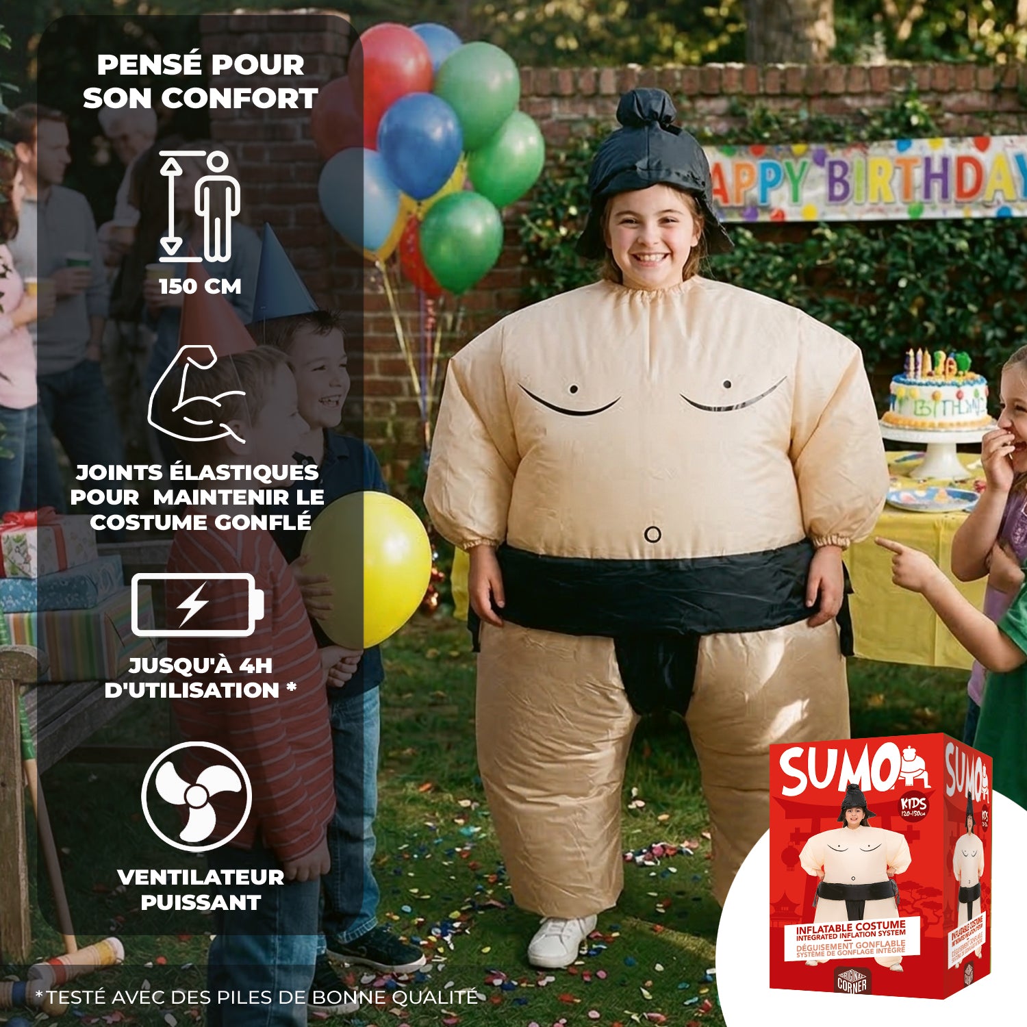 Costume Gonflable Enfant (120 - 150 cm) – Sumo