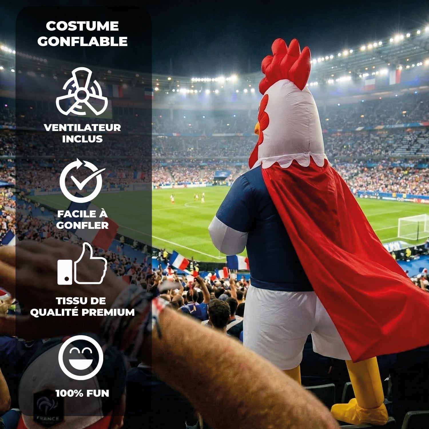 Costume Gonflable Adulte – Super Coq
