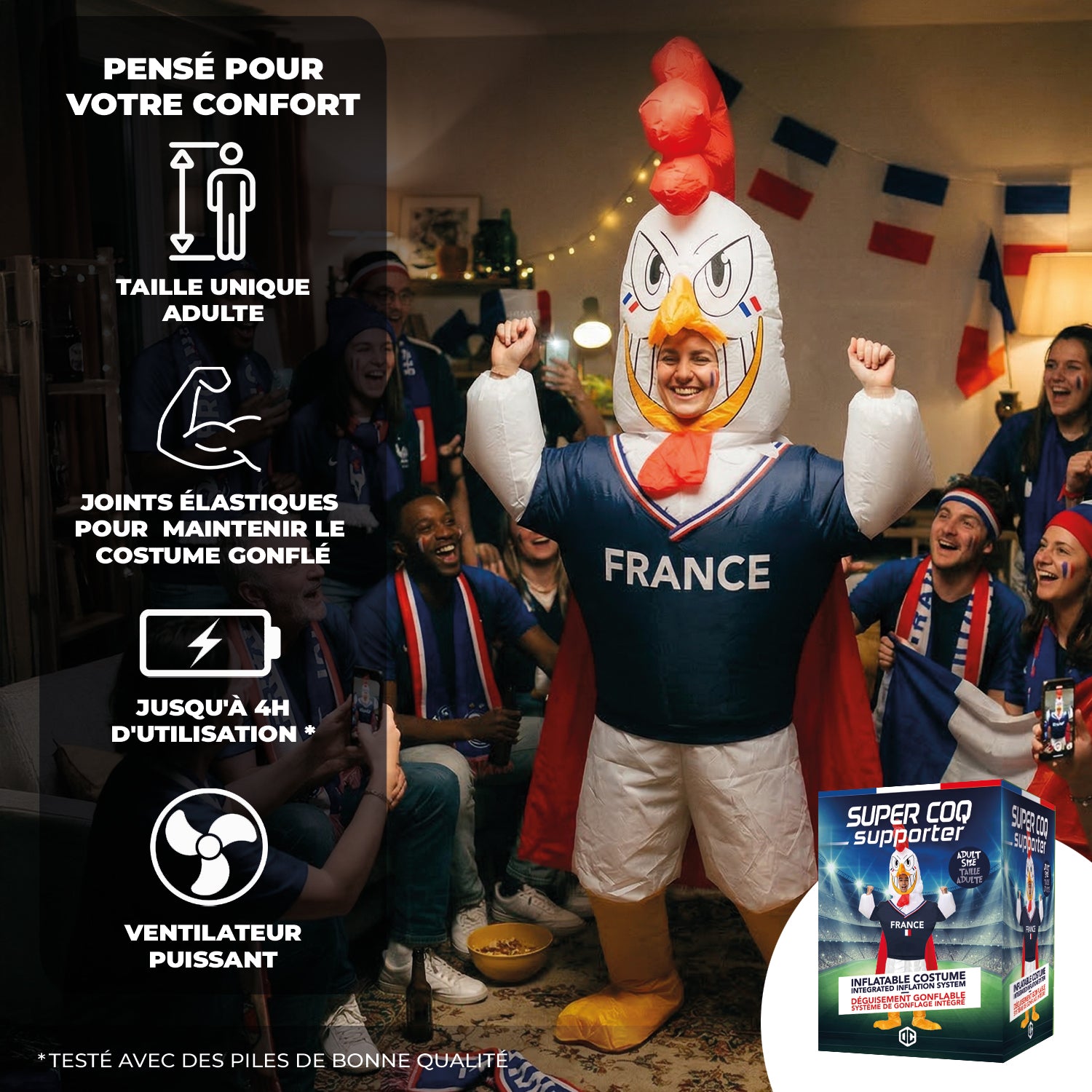 Costume Gonflable Adulte – Super Coq