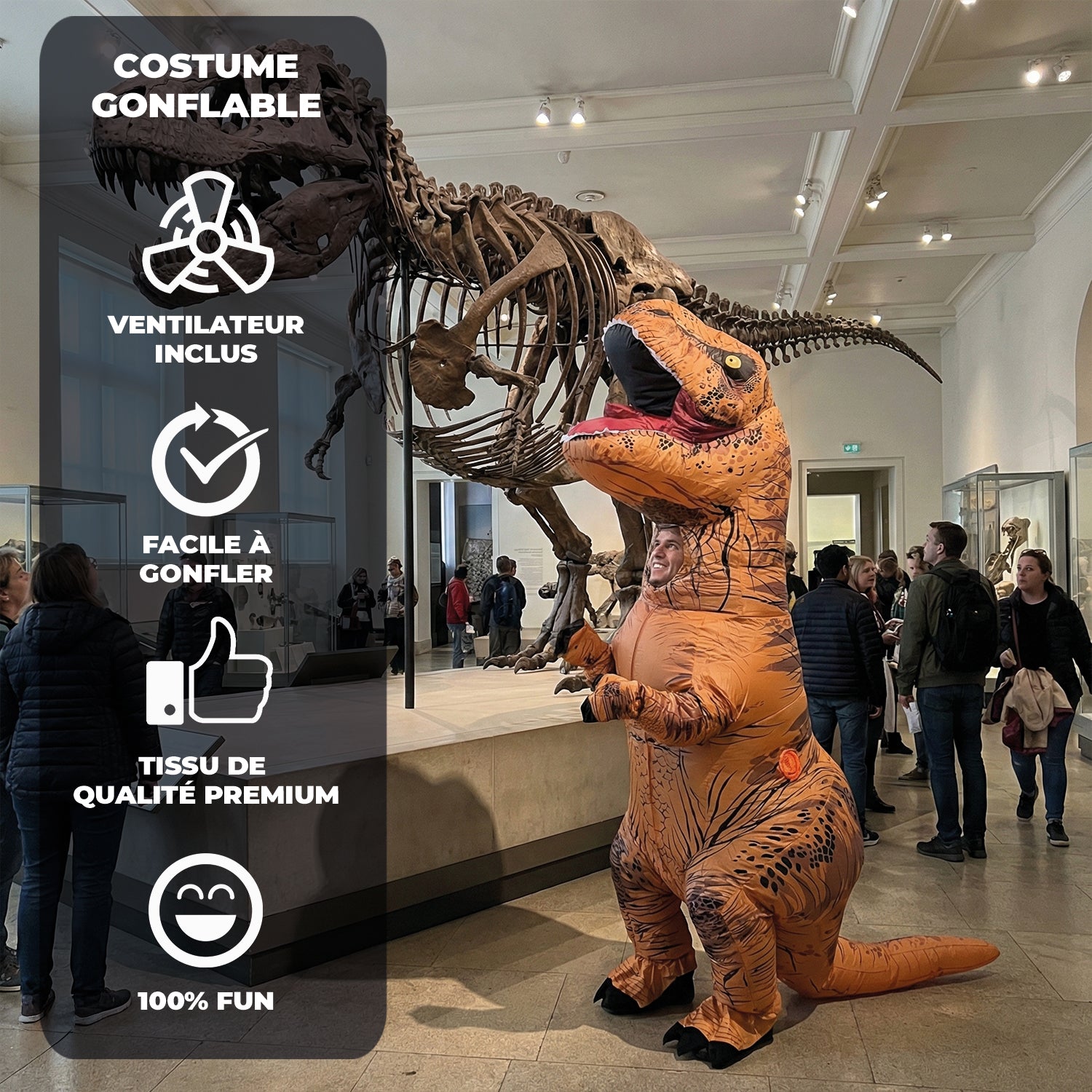 Costume Gonflable Adulte – T-Rex XXL