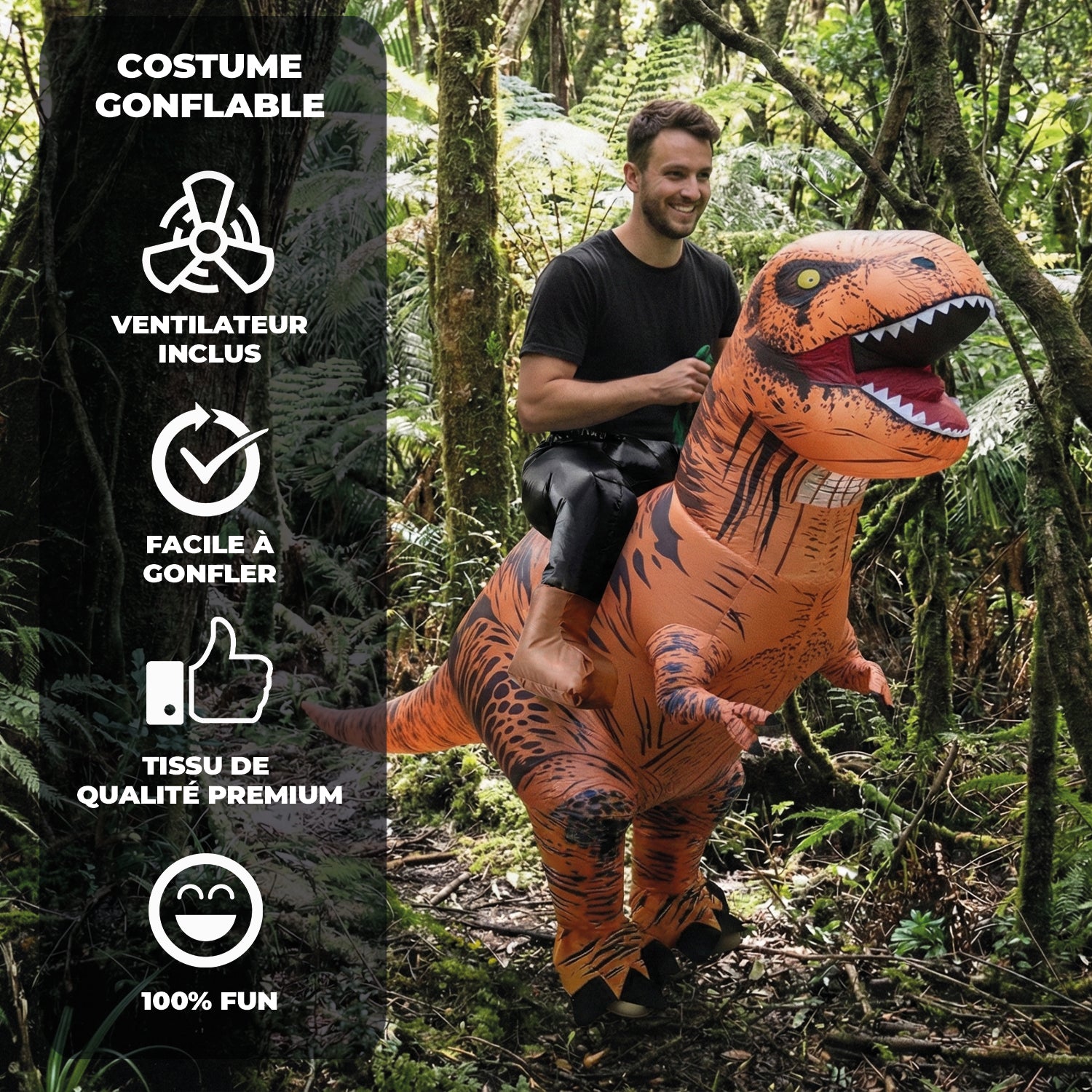 Costume Gonflable Adulte – T-Rex Small