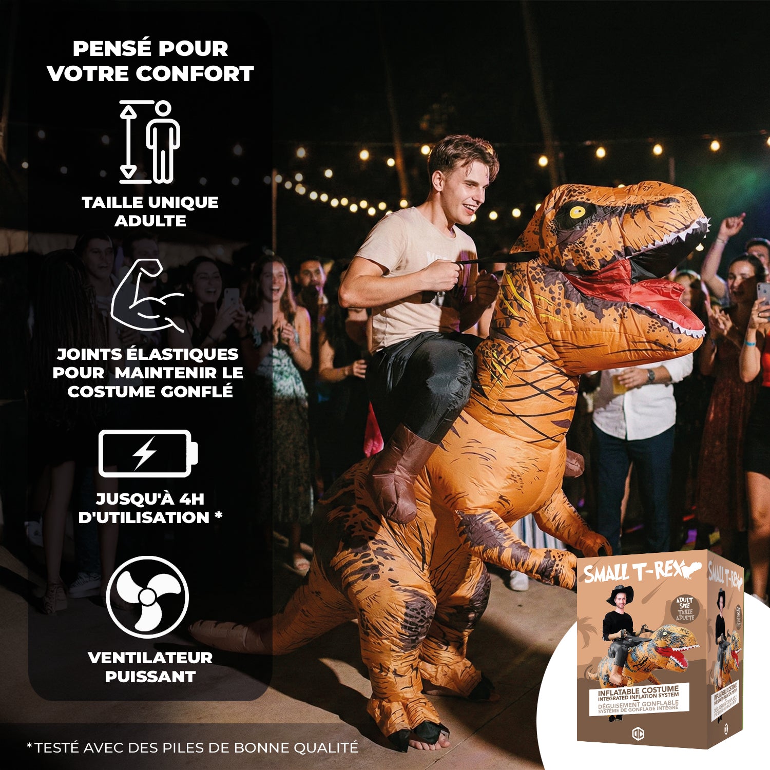 Costume Gonflable Adulte – T-Rex Small