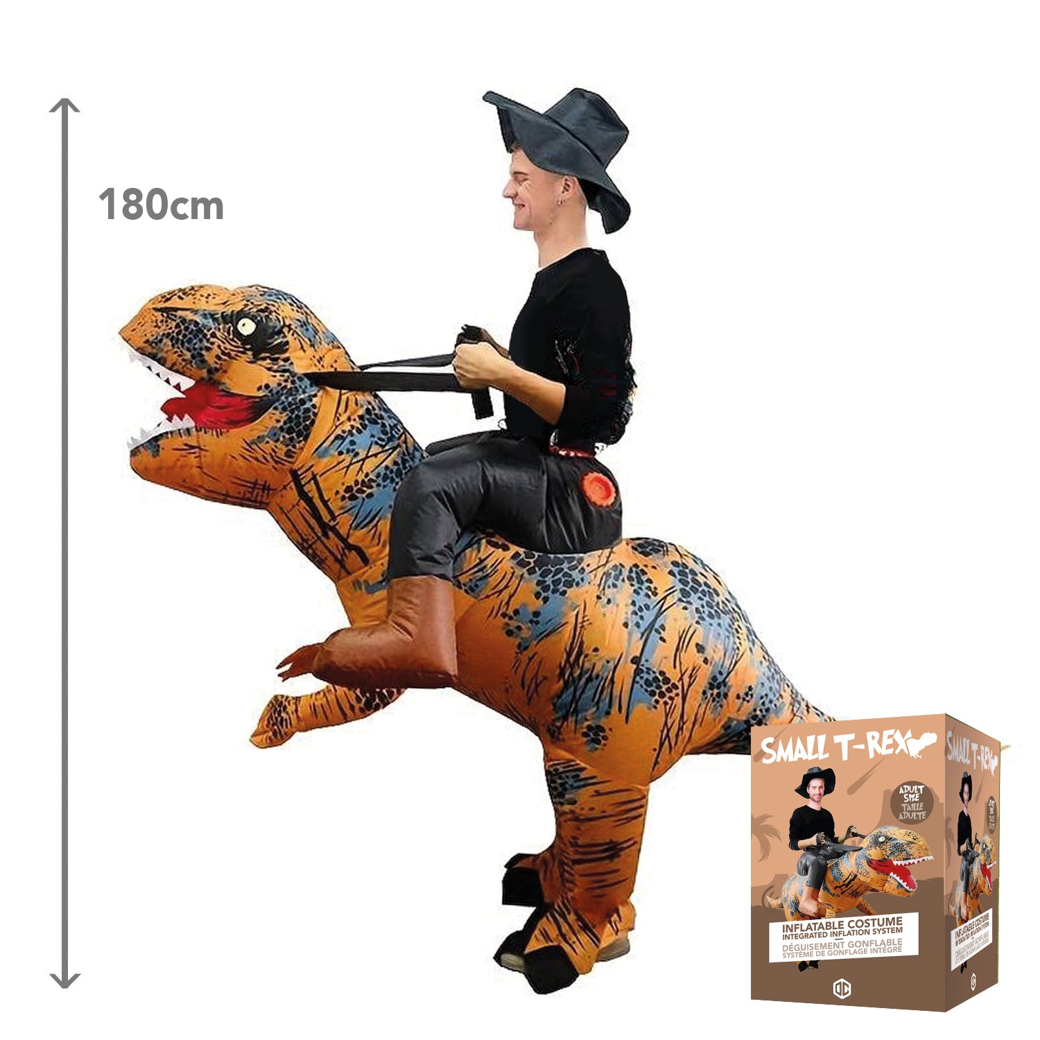 Costume Gonflable Adulte – T-Rex Small