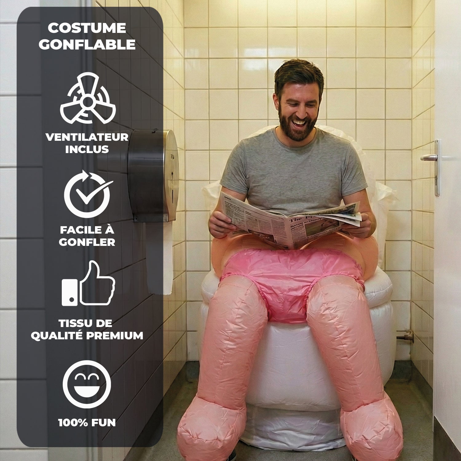 Costume Gonflable Adulte – Toilettes
