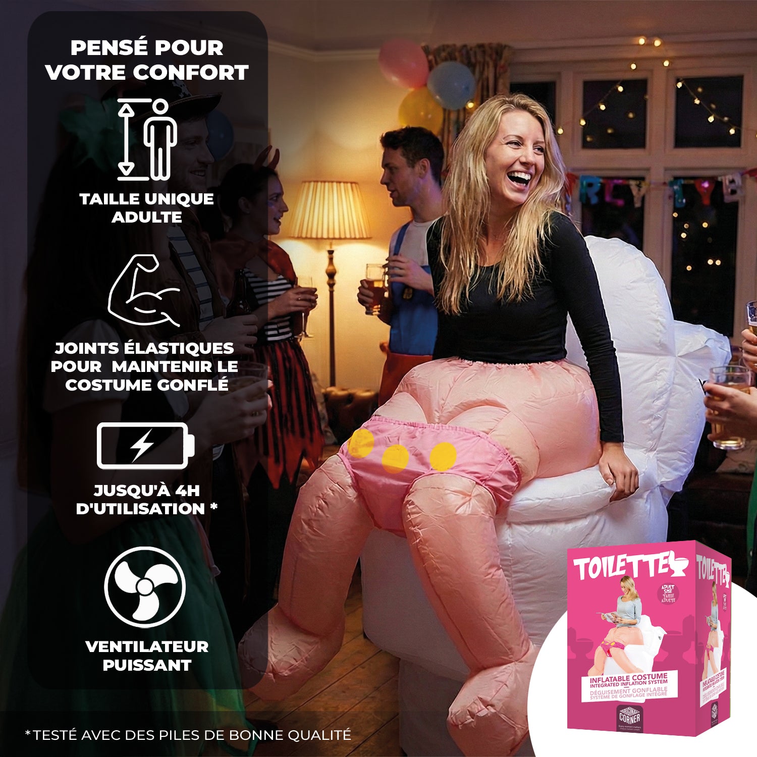Costume Gonflable Adulte – Toilettes