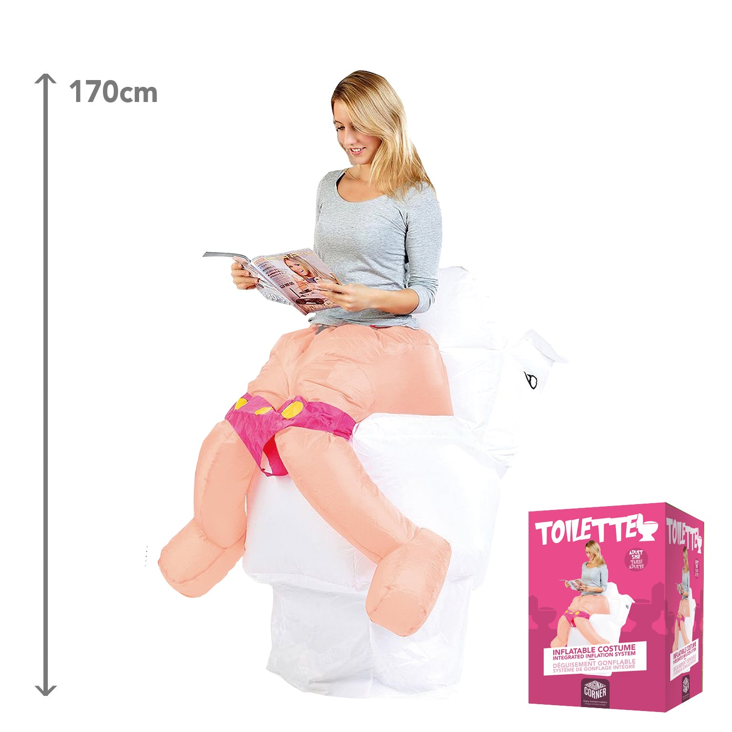 Costume Gonflable Adulte – Toilettes