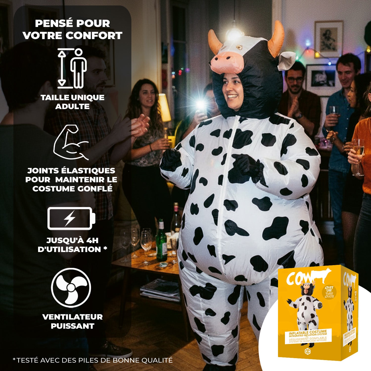 Costume Gonflable Adulte – Vache