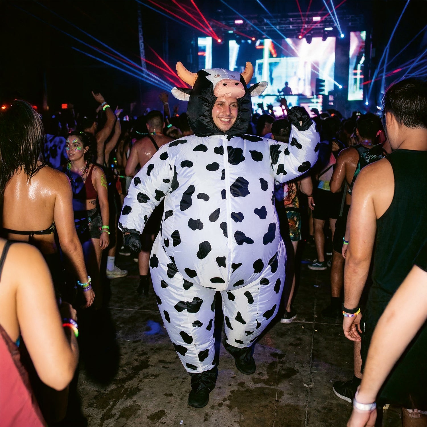 Costume Gonflable Adulte – Vache