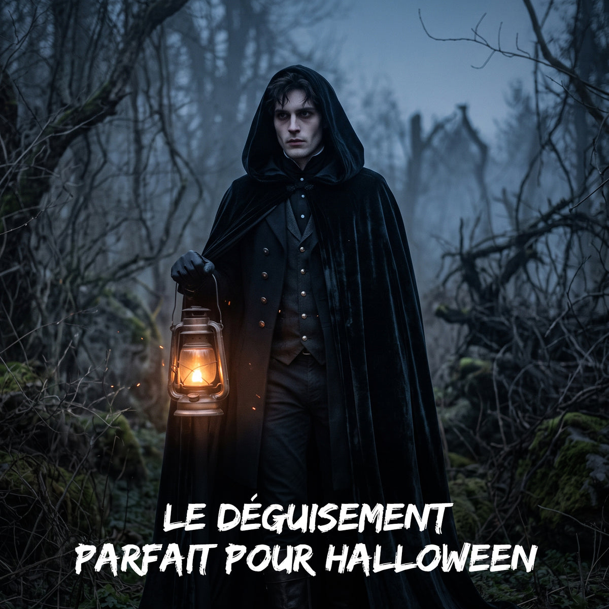 Cape de Vampire Adulte – Noir