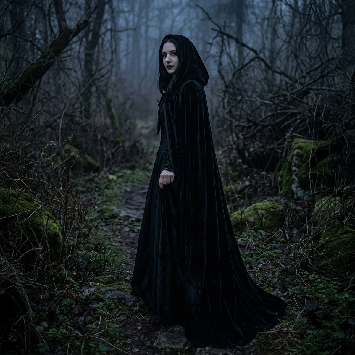 Cape de Vampire Adulte – Noir