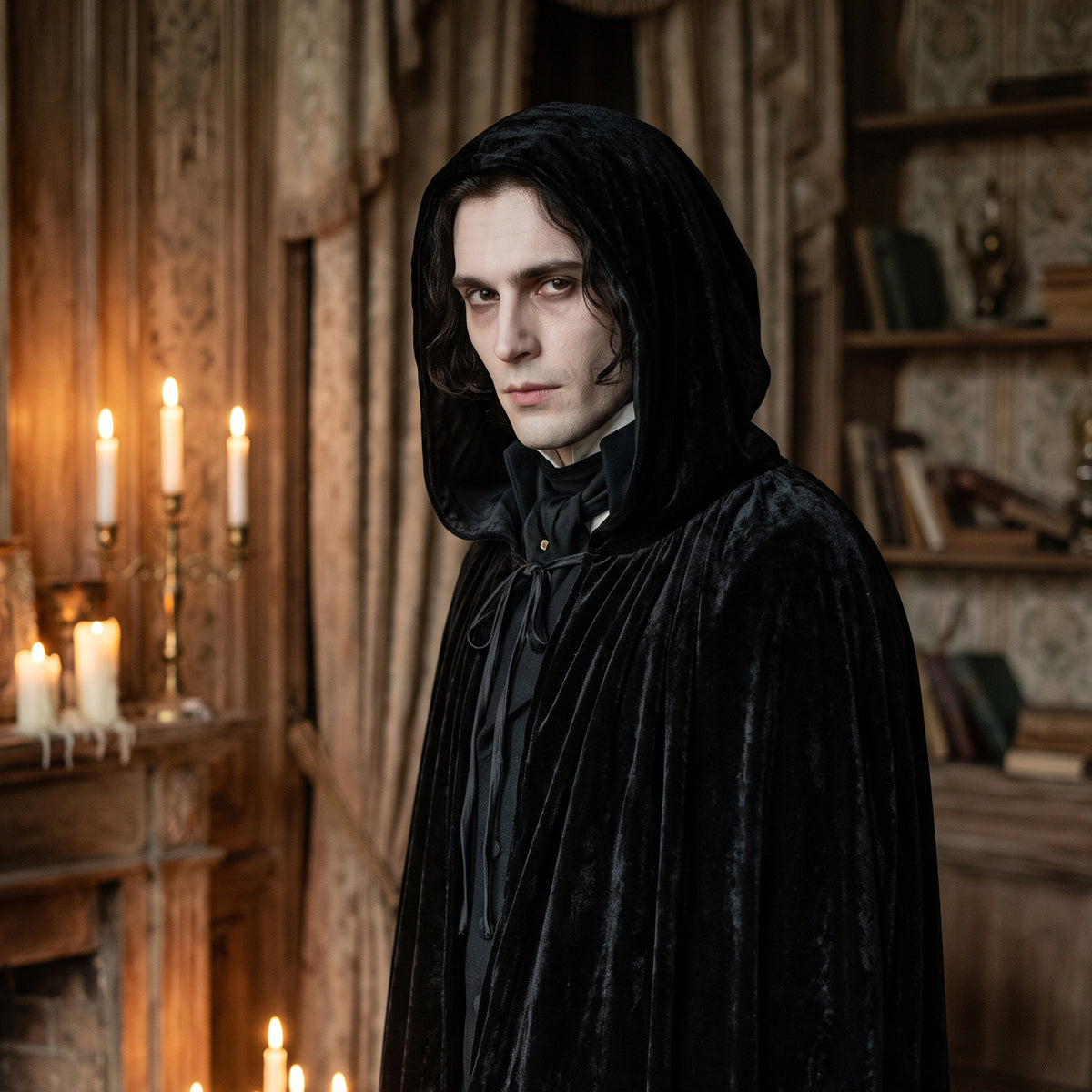 Cape de Vampire Adulte – Noir