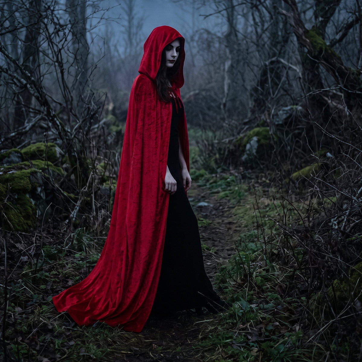 Cape de Vampire Adulte – Rouge