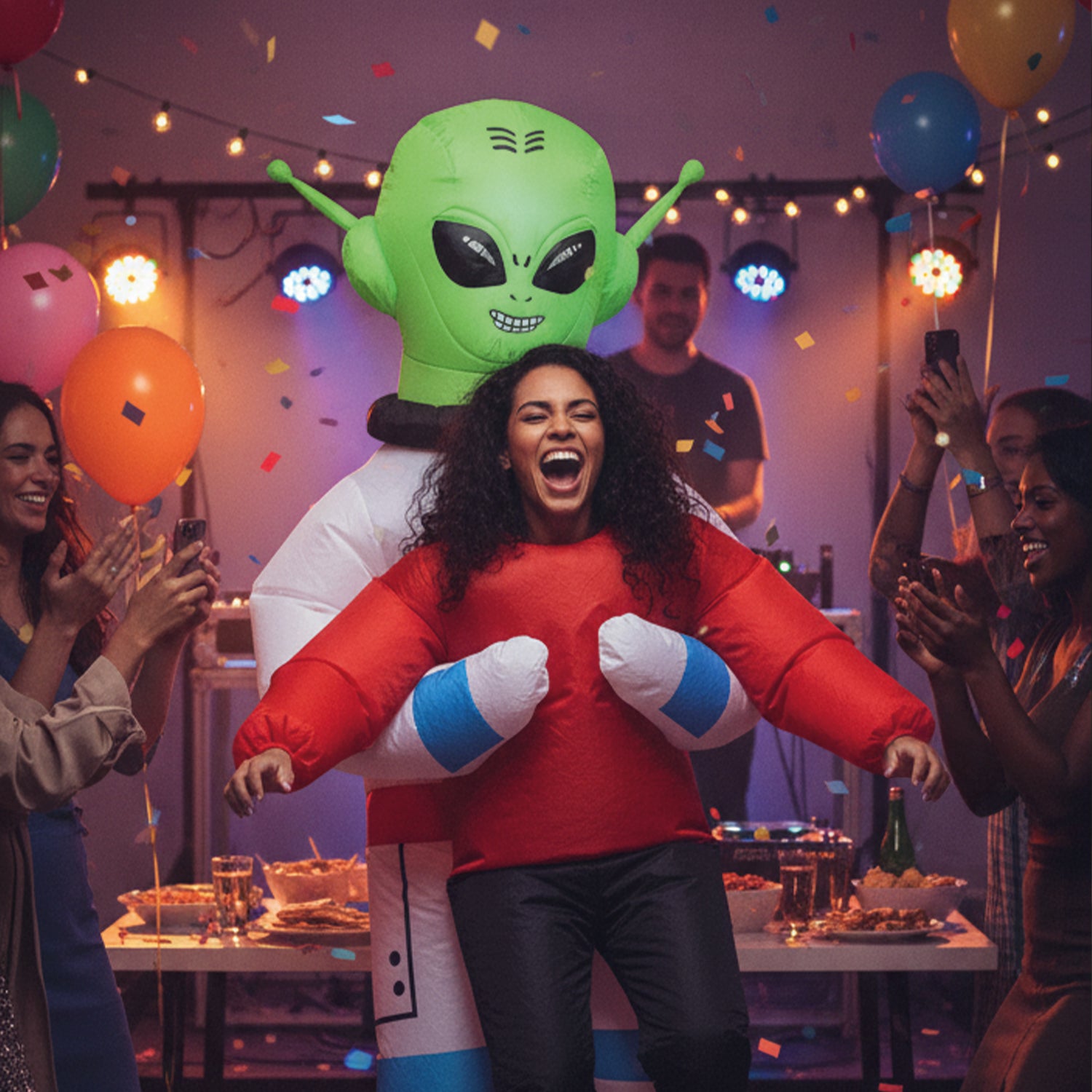 Costume Gonflable Adulte – Extra-Terrestre Géant