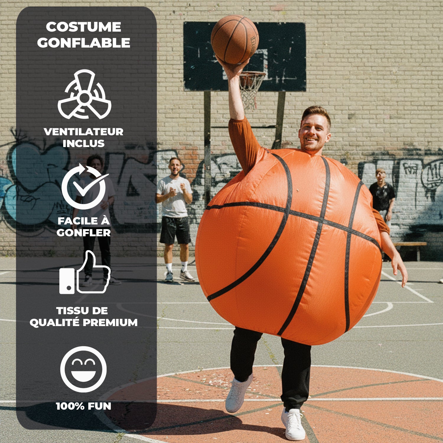 Costume Gonflable Adulte – Ballon de Basket