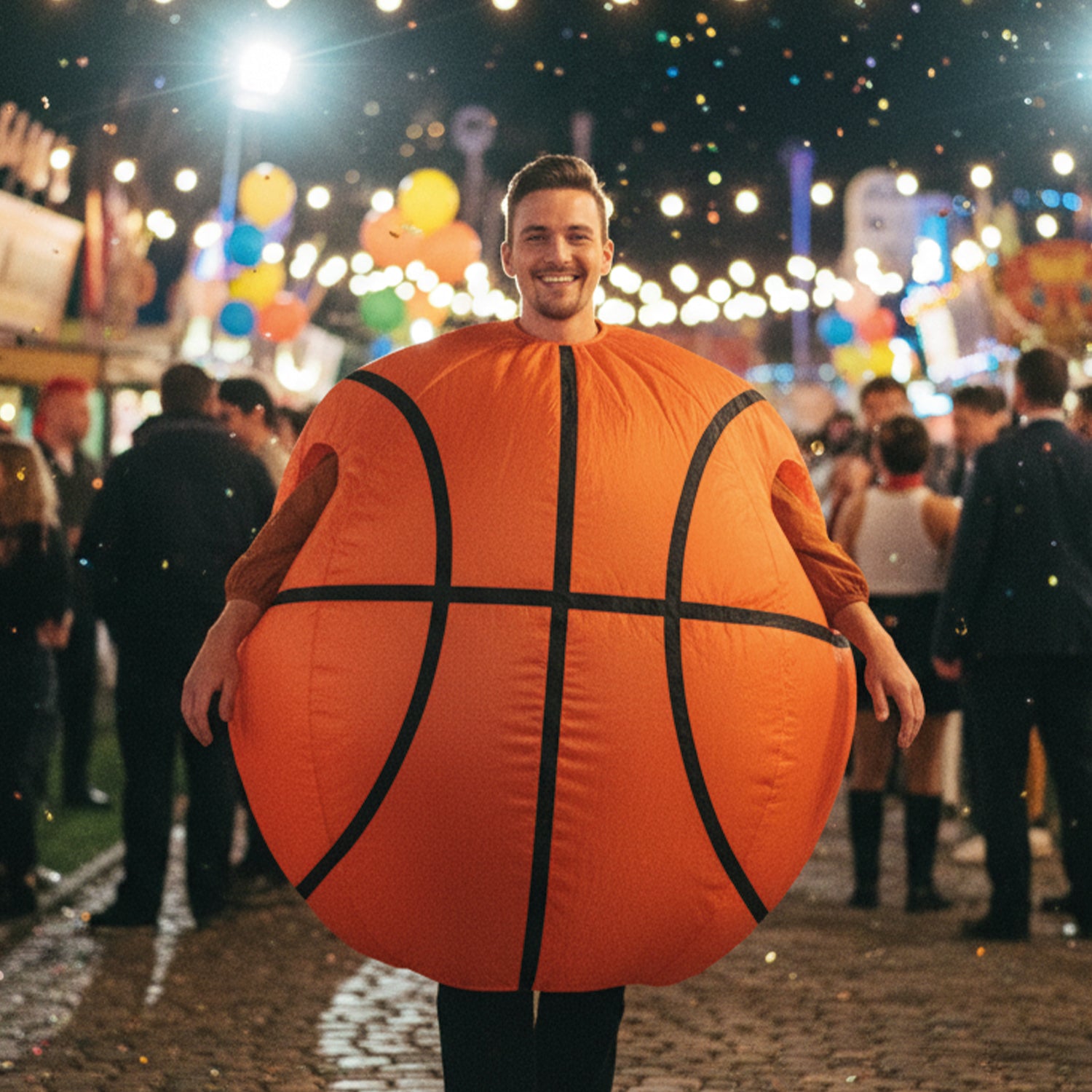 Costume Gonflable Adulte – Ballon de Basket