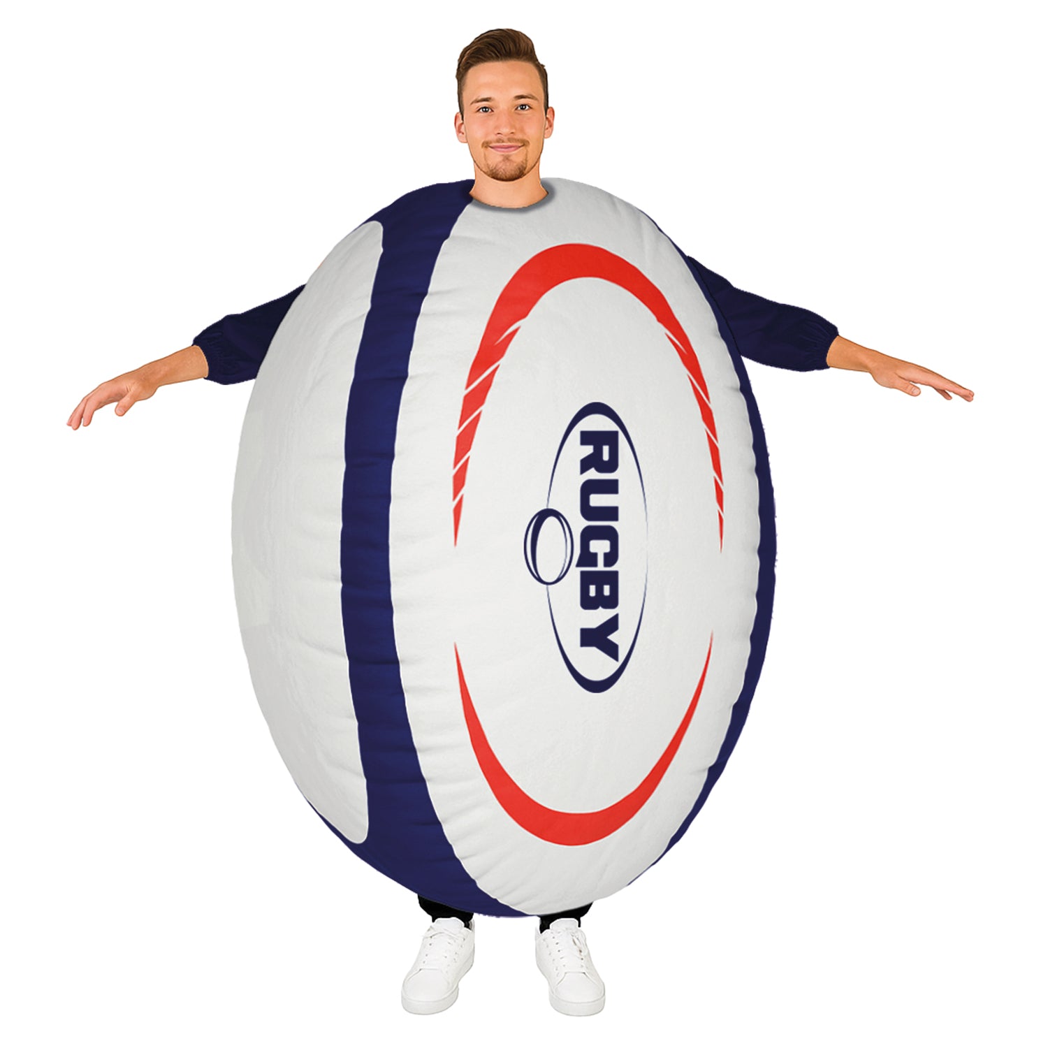 Costume Gonflable Adulte – Ballon de Rugby