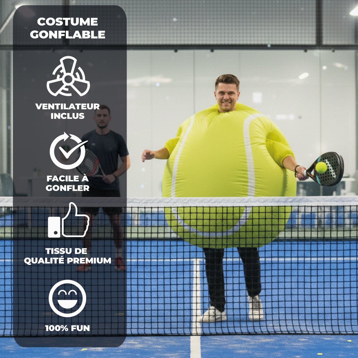 Costume Gonflable Adulte – Balle de Tennis