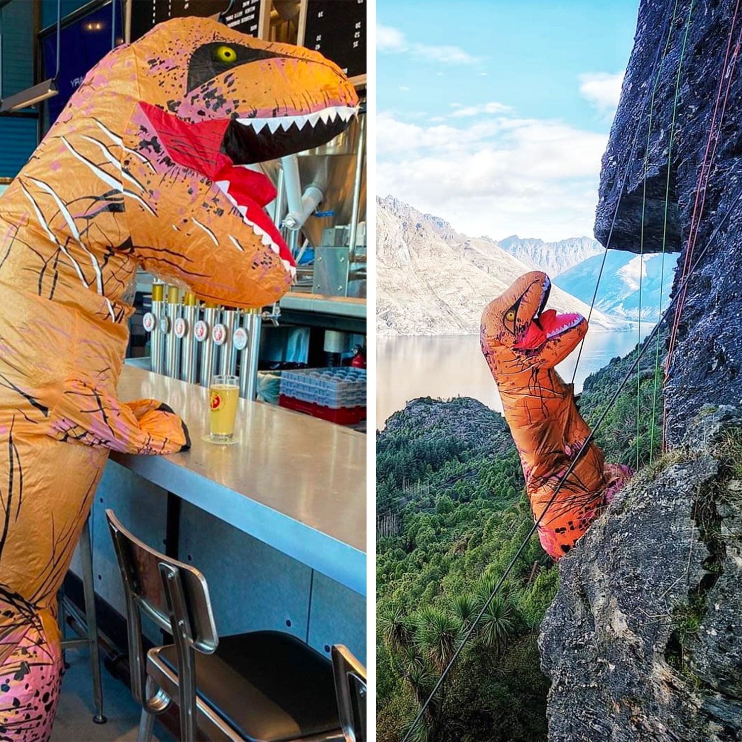 Costume Gonflable Adulte – T-Rex XXL